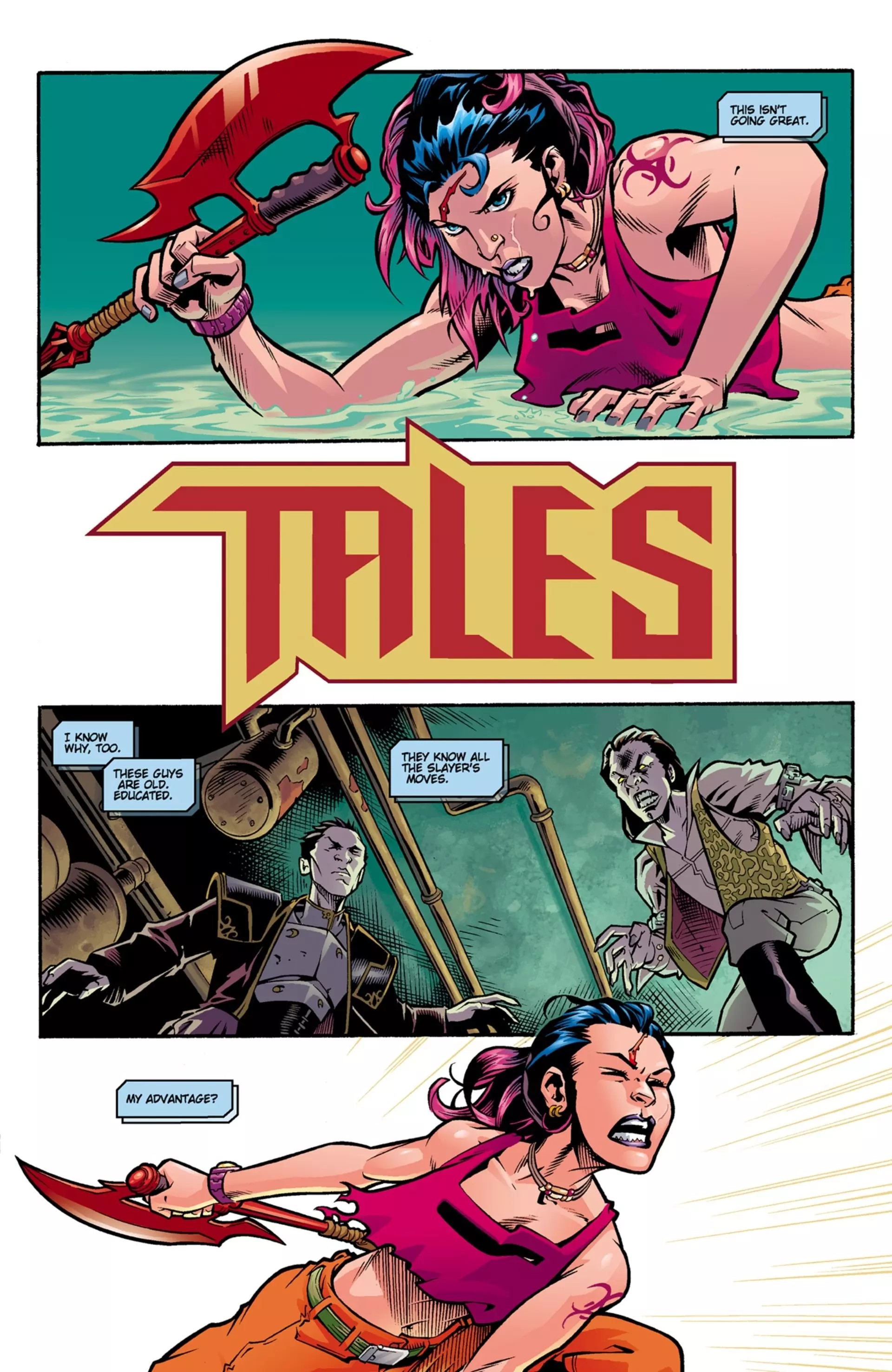 Read online Buffy the Vampire Slayer: Tales of the Slayers comic -  Issue # TPB - 78
