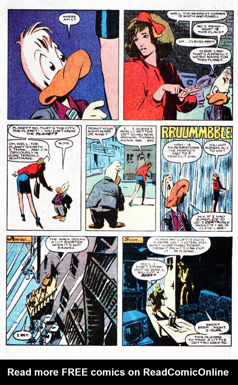Read online Howard The Duck: The Movie comic -  Issue #1 - 17