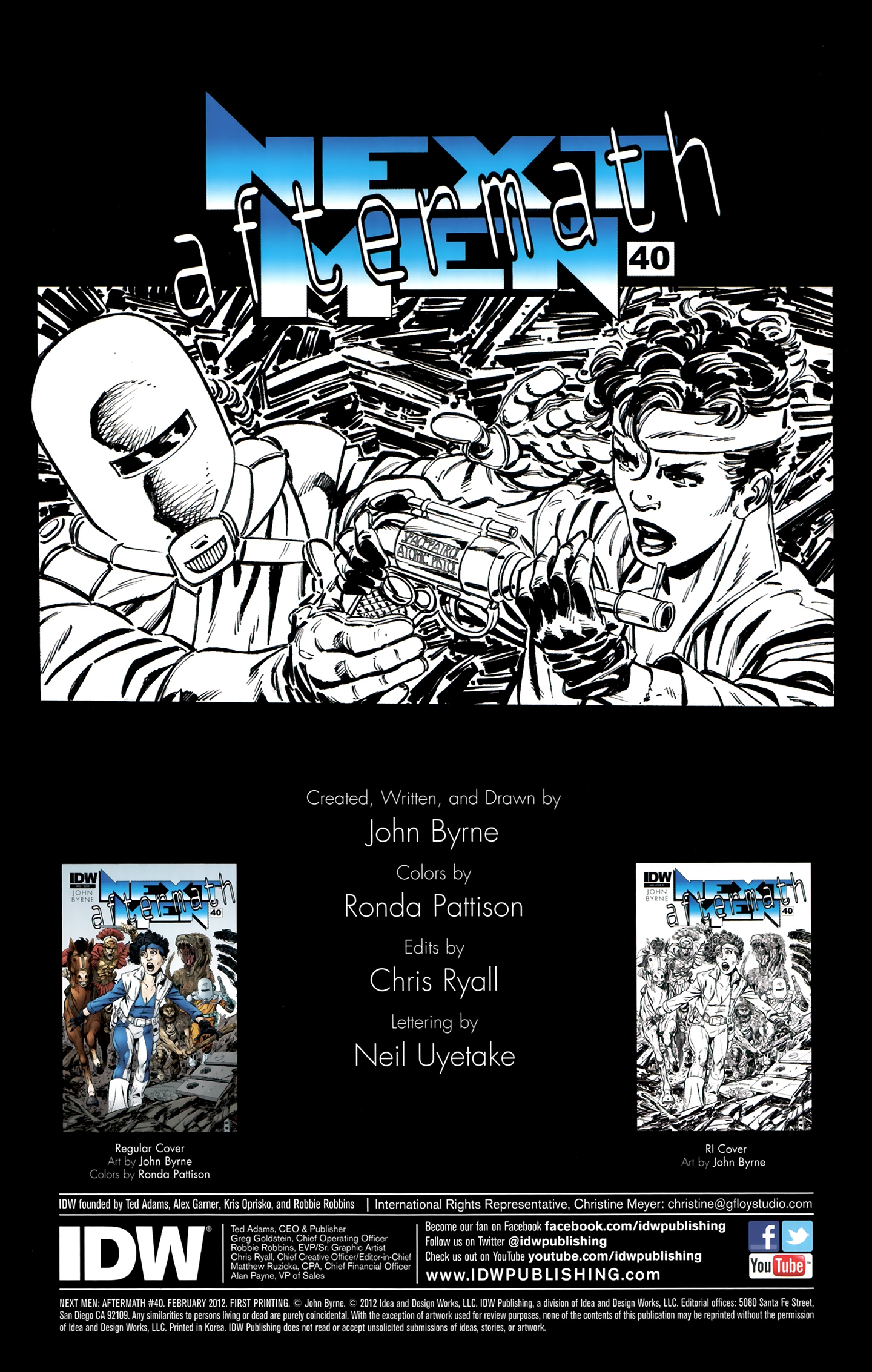 Read online Next Men: Aftermath comic -  Issue #40 - 2