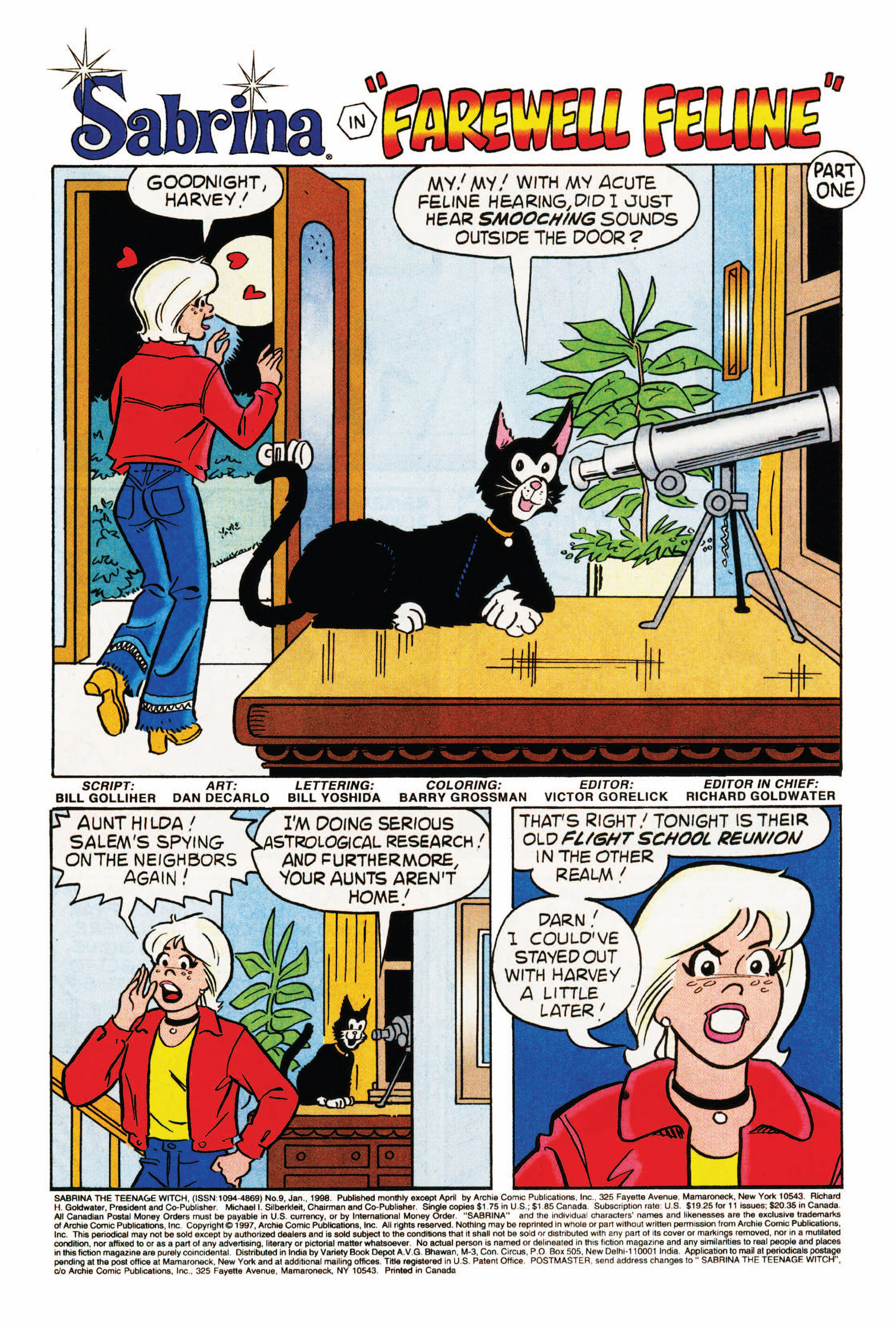 Read online Sabrina the Teenage Witch (1997) comic -  Issue #9 - 2