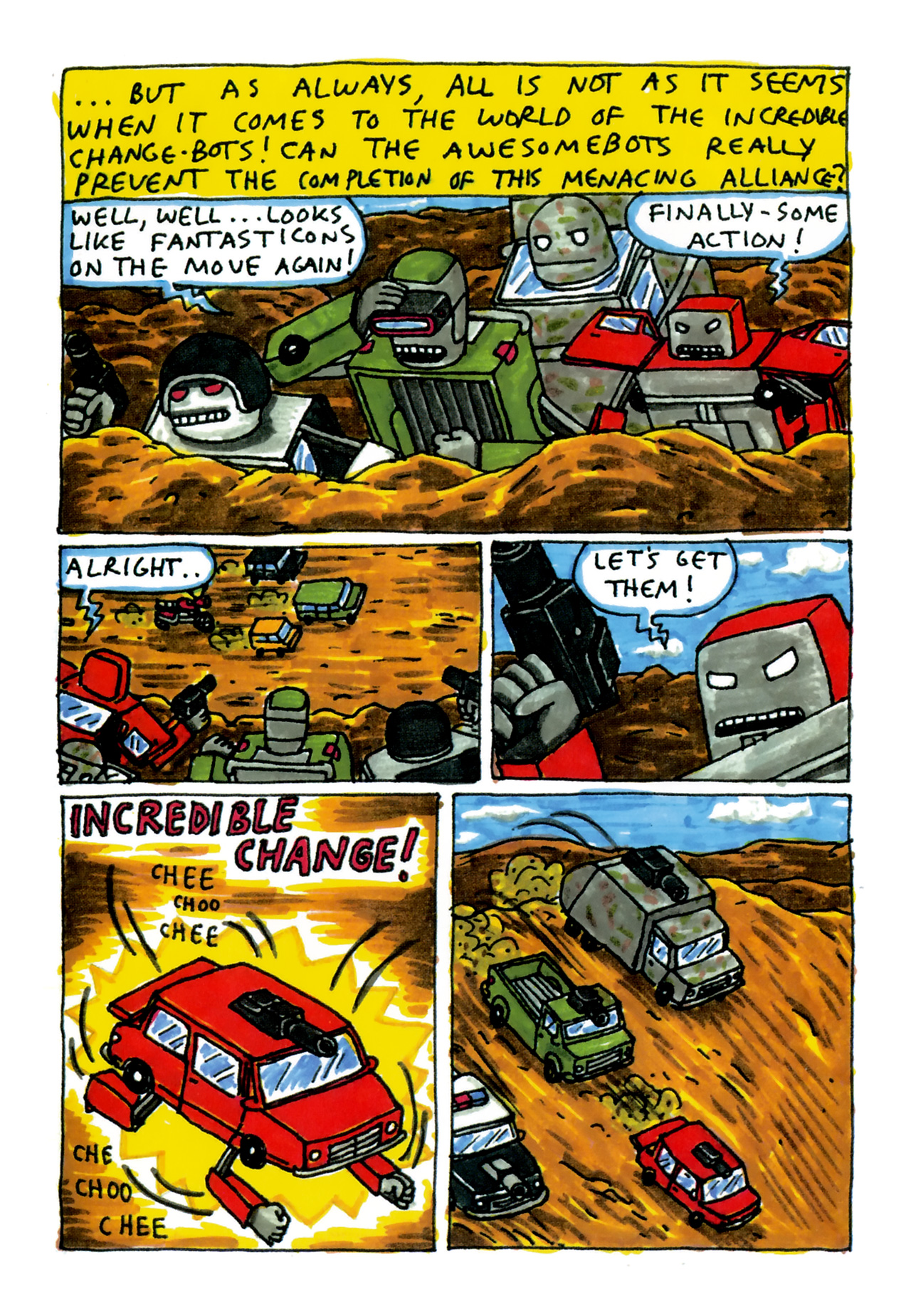 Read online Incredible Change-Bots comic -  Issue # TPB 1 - 73