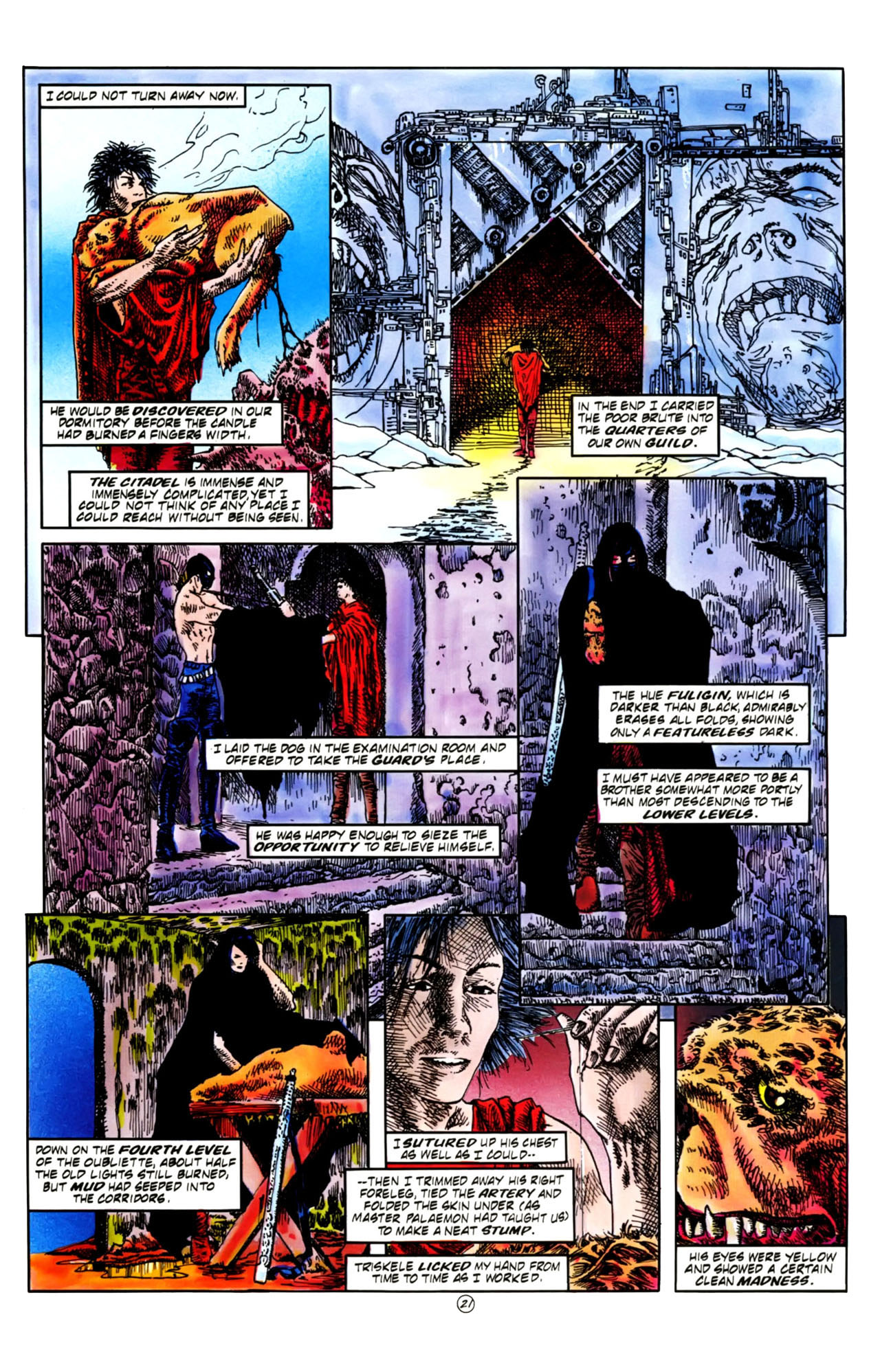 Read online Gene Wolfe's The Shadow Of The Torturer comic -  Issue #1 - 22
