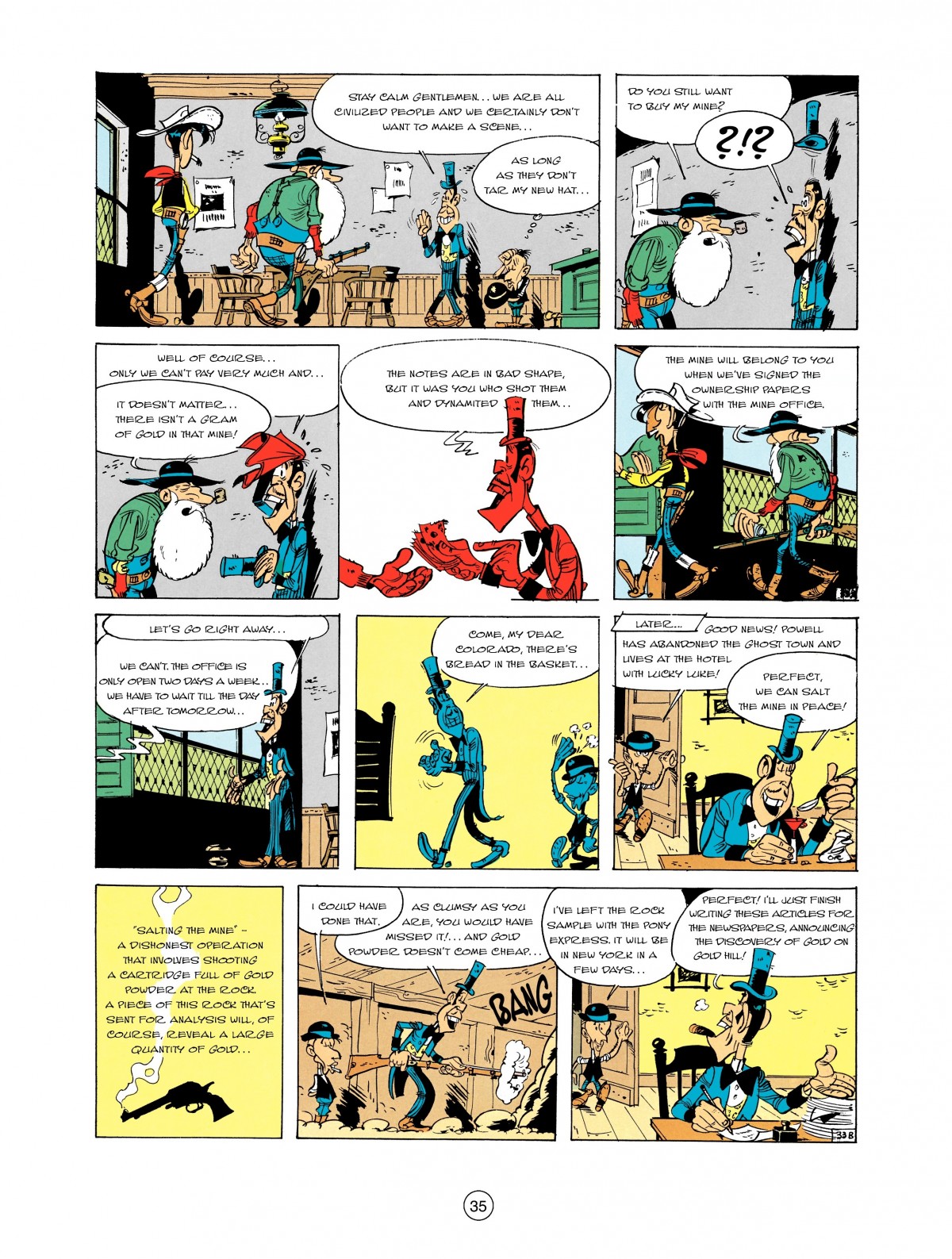 Read online A Lucky Luke Adventure comic -  Issue #2 - 37
