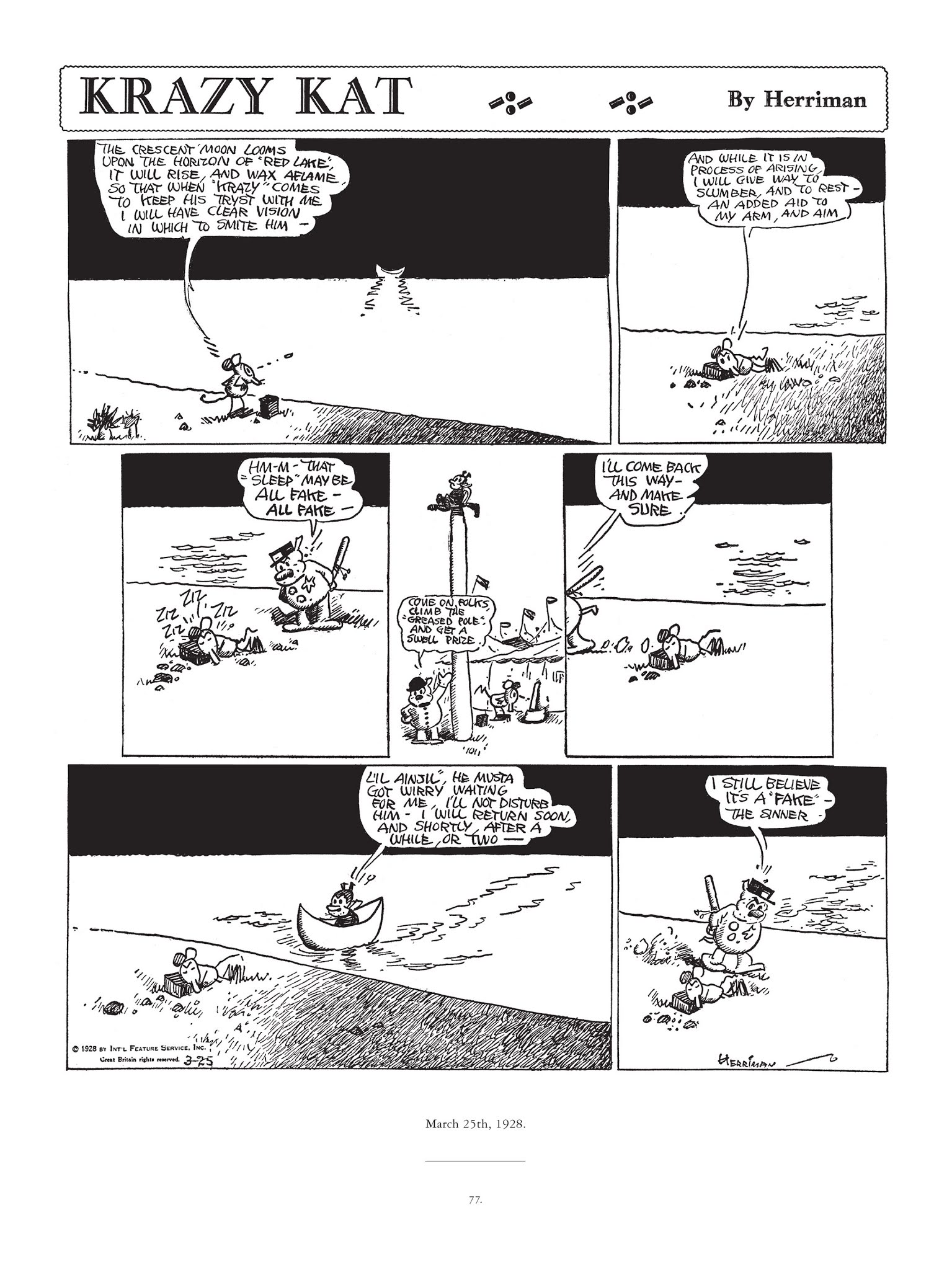 Read online Krazy & Ignatz comic -  Issue # TPB 5 - 77