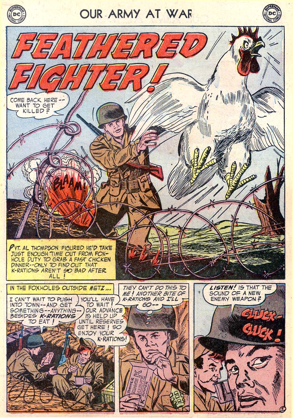 Read online Our Army at War (1952) comic -  Issue #32 - 19