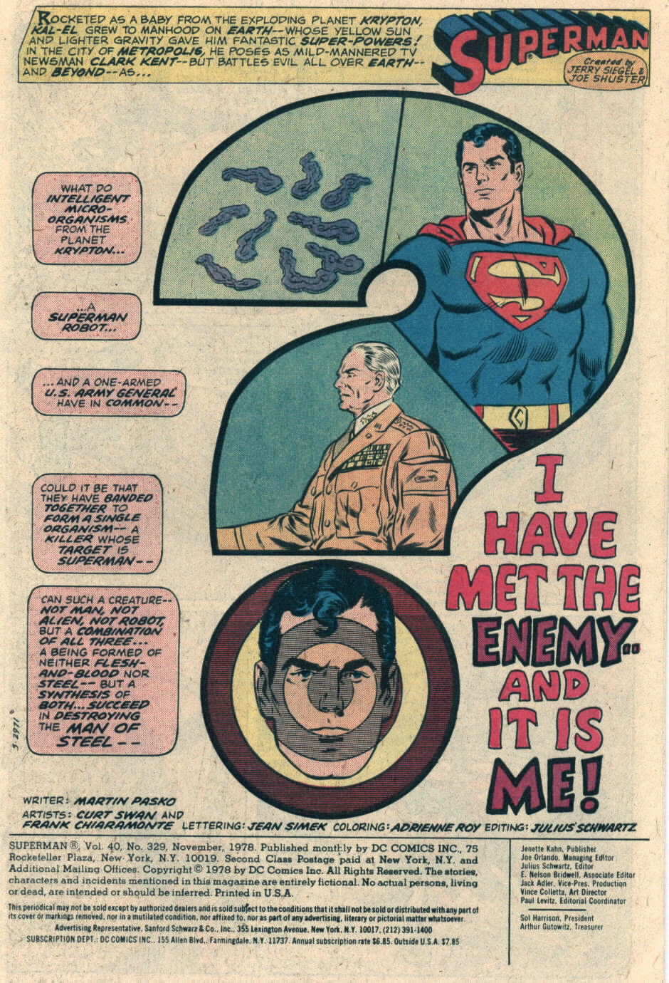 Read online Superman (1939) comic -  Issue #329 - 2