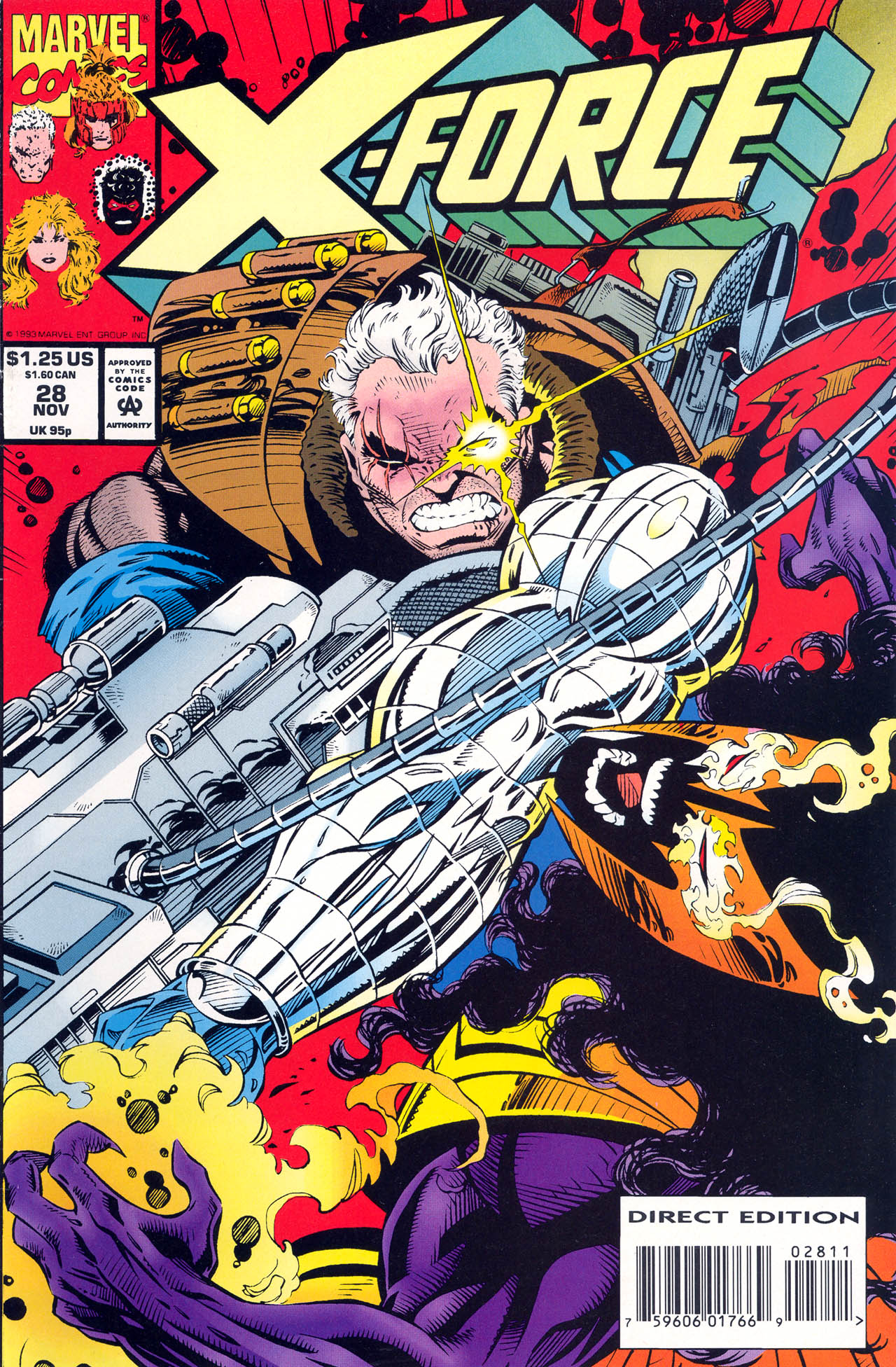Read online X-Force (1991) comic -  Issue #28 - 1