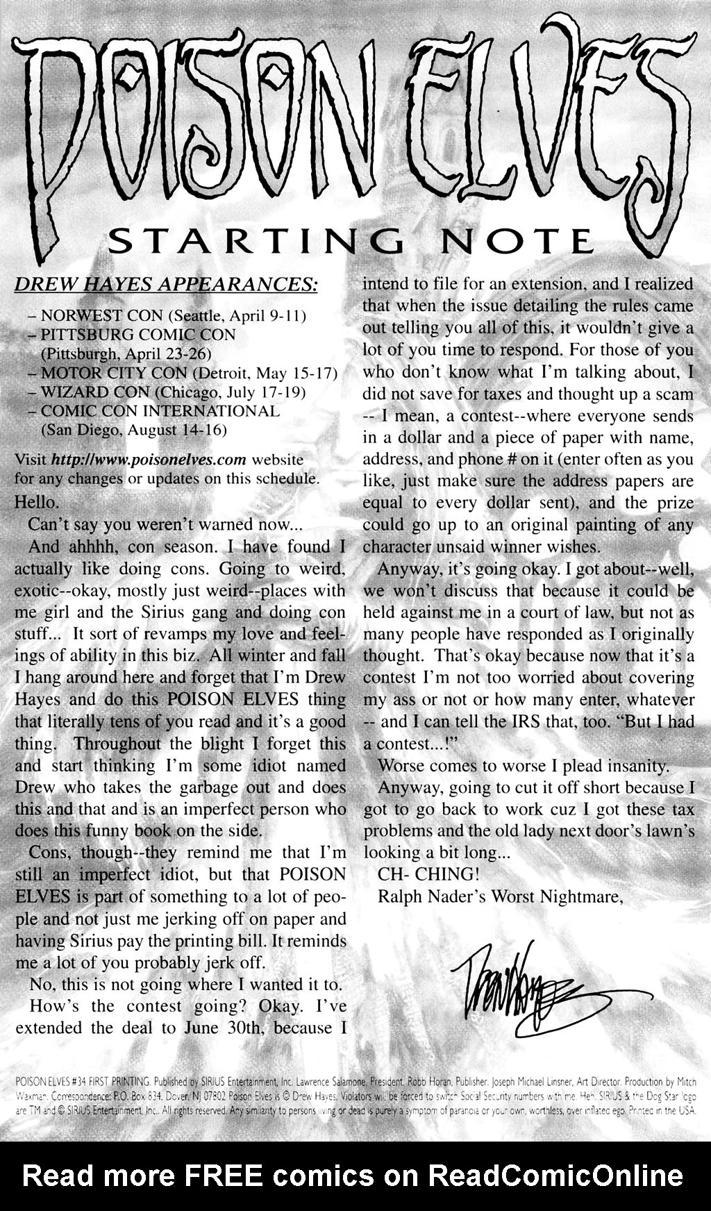 Read online Poison Elves (1995) comic -  Issue #34 - 2