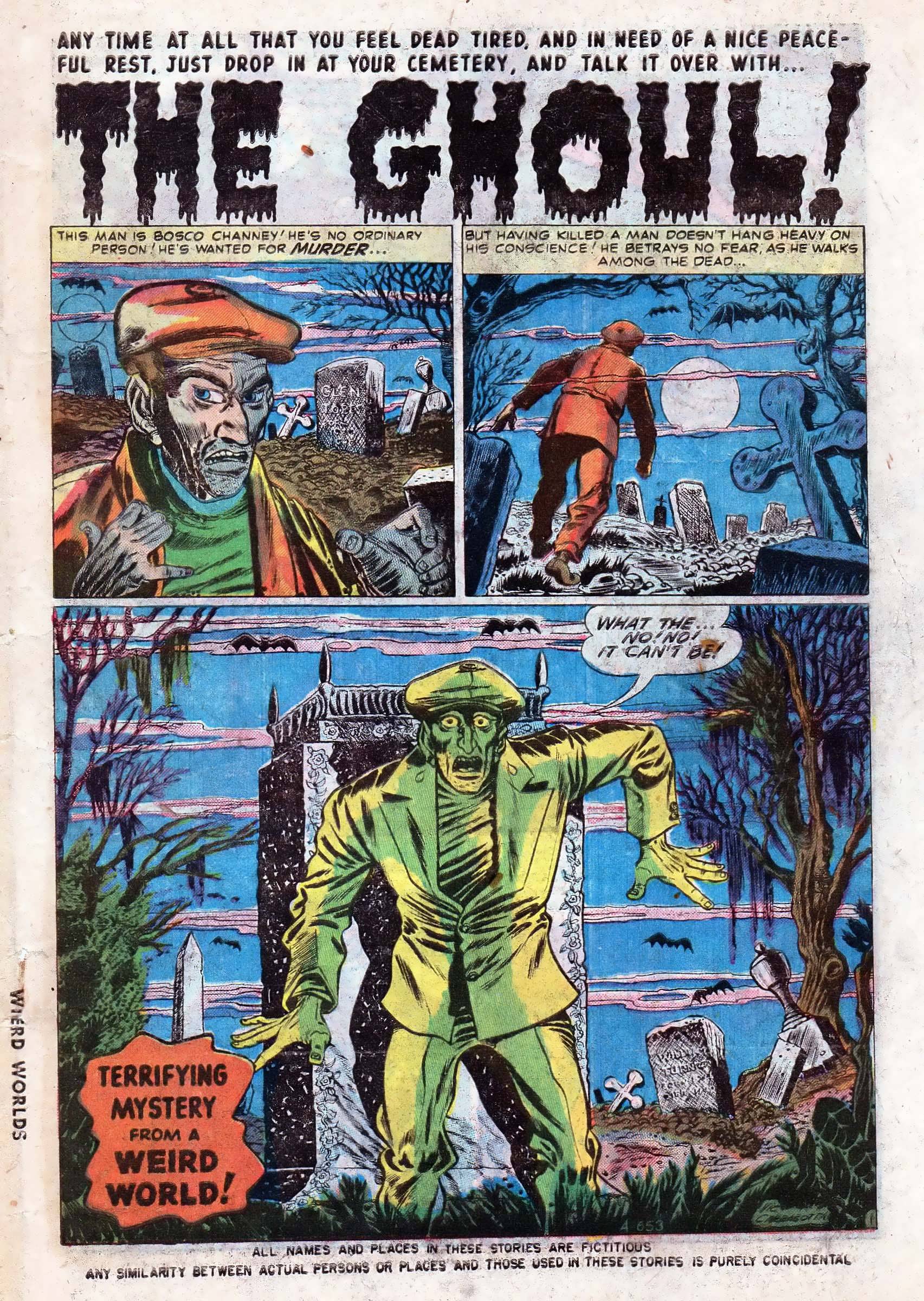 Read online Adventures into Weird Worlds comic -  Issue #10 - 2