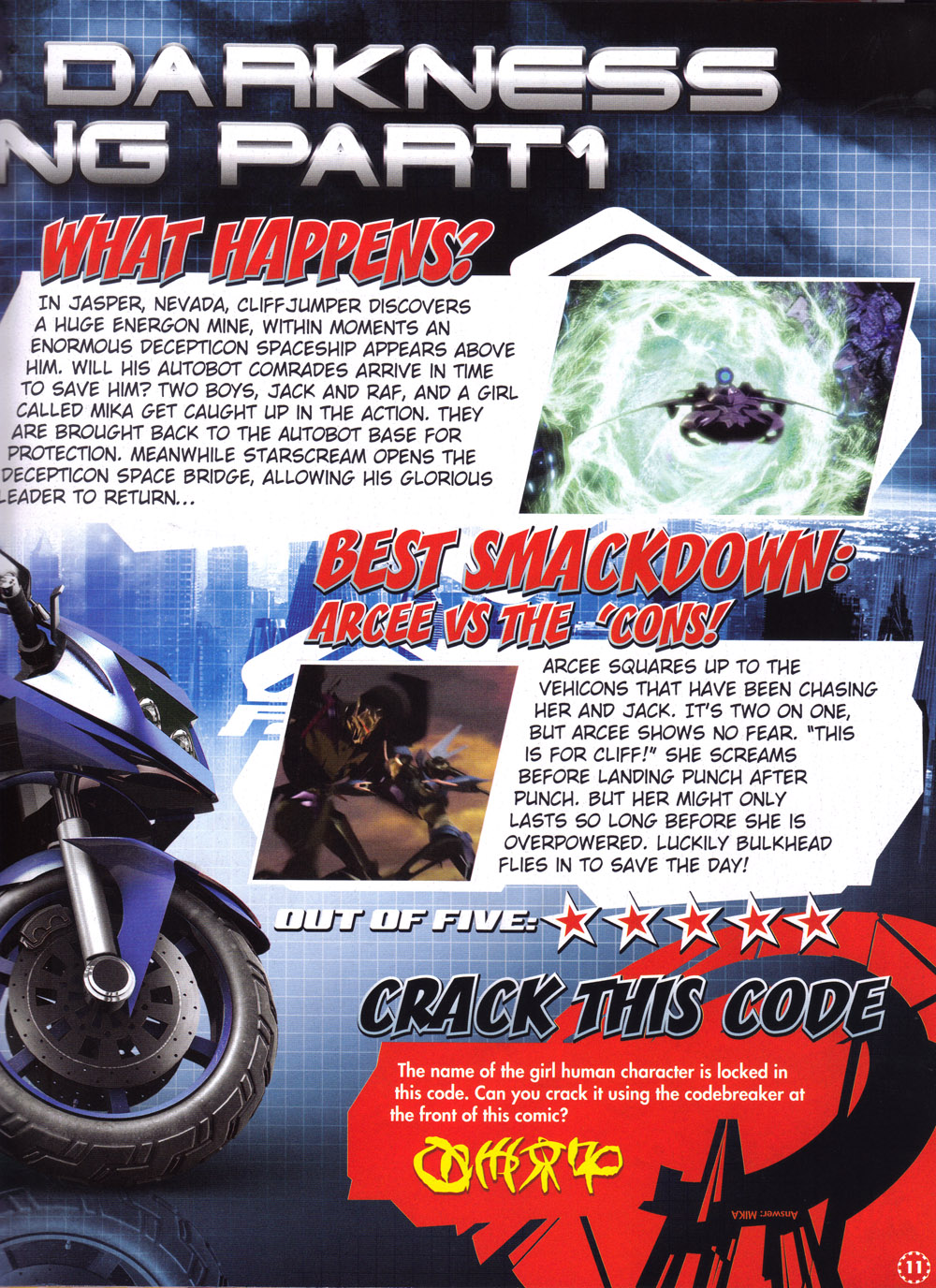 Read online Transformers: Prime comic -  Issue #1 - 11