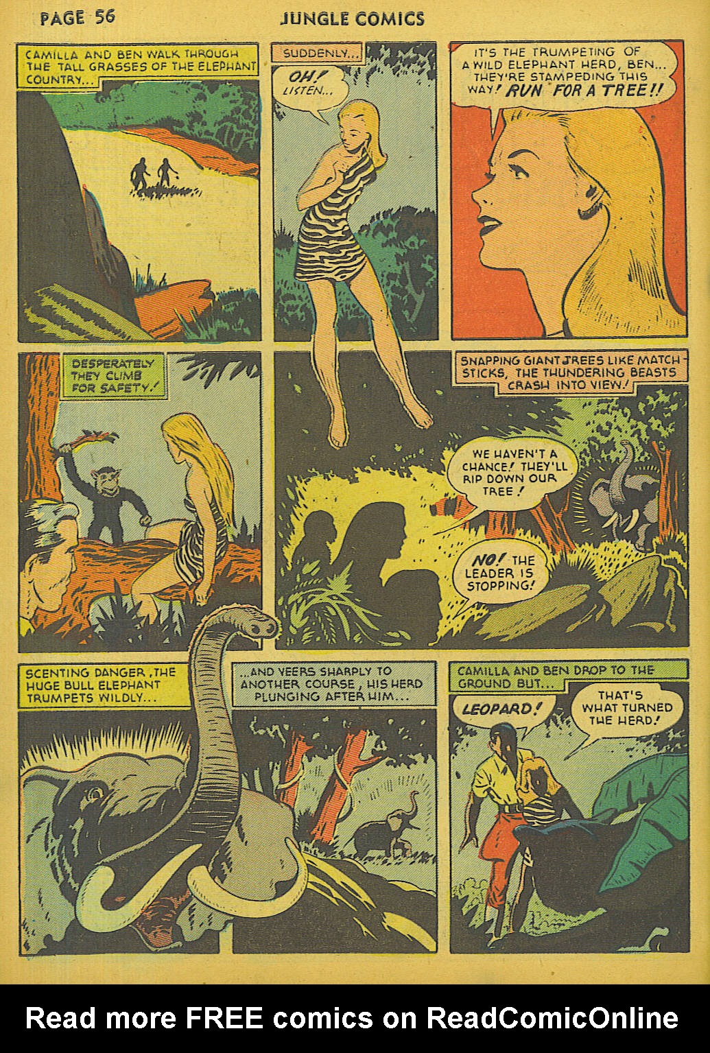 Read online Jungle Comics comic -  Issue #30 - 60