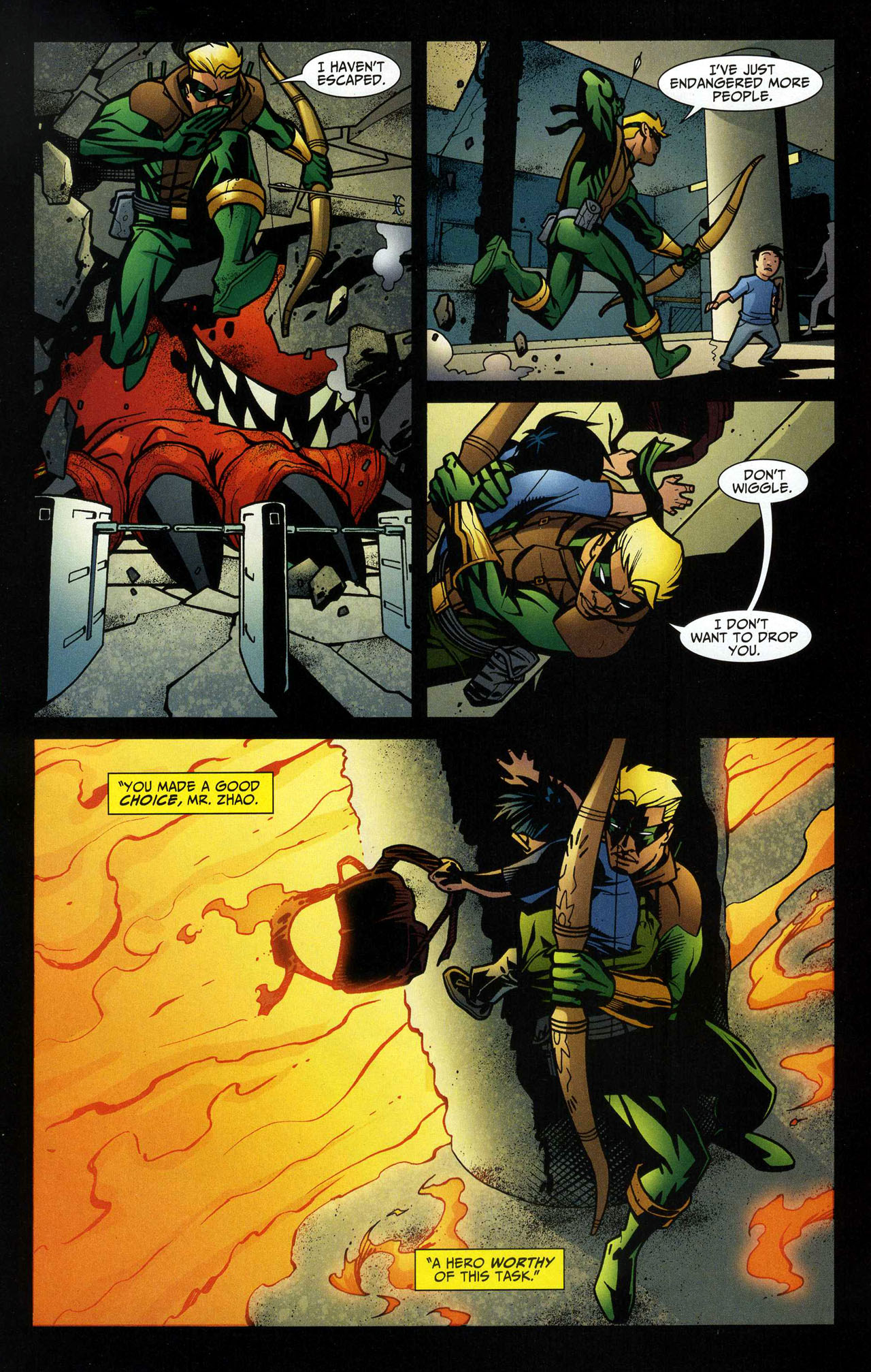 Read online Connor Hawke:  Dragon's Blood comic -  Issue #5 - 10