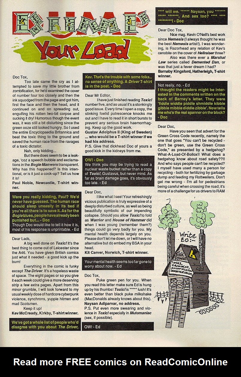 Read online Toxic! comic -  Issue #9 - 33