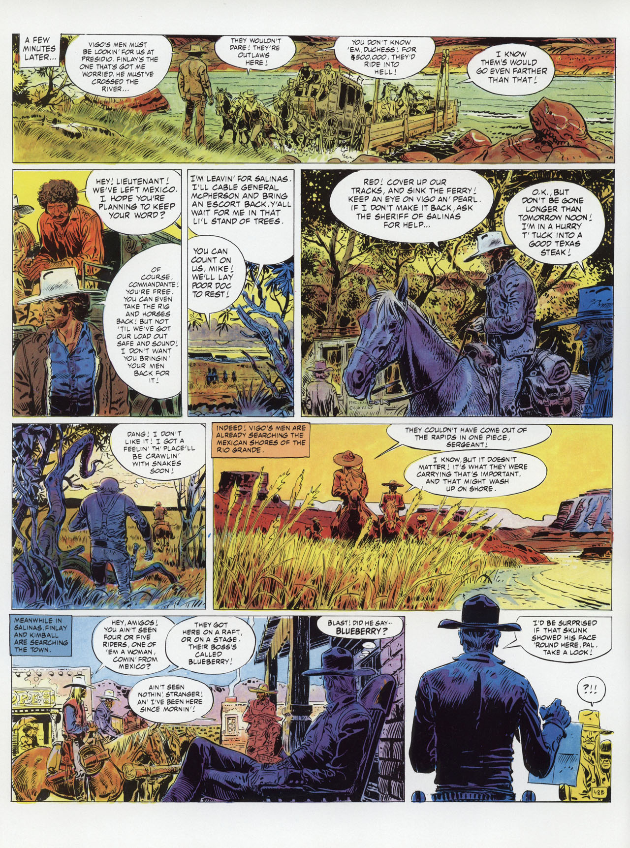 Read online Epic Graphic Novel: Blueberry comic -  Issue #2 - 54