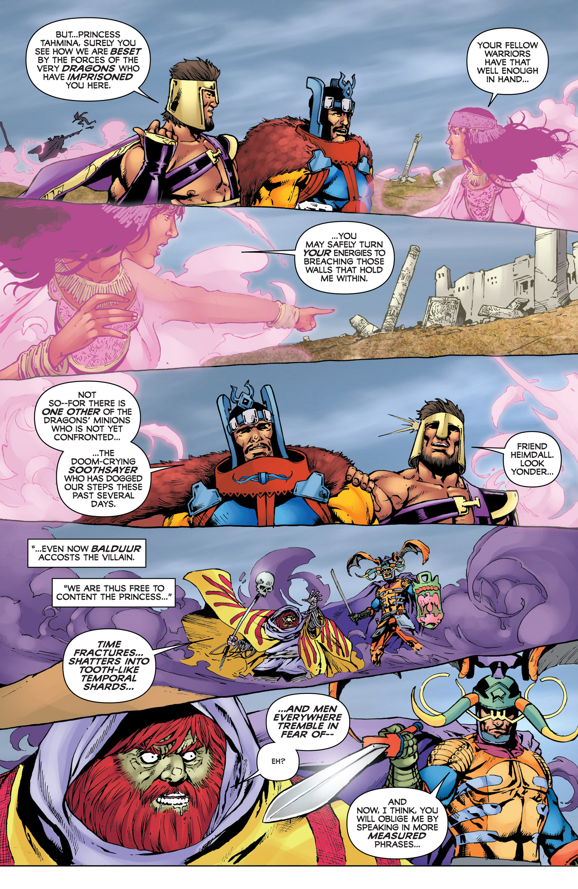 Read online Kirby: Genesis - Dragonsbane comic -  Issue #4 - 5