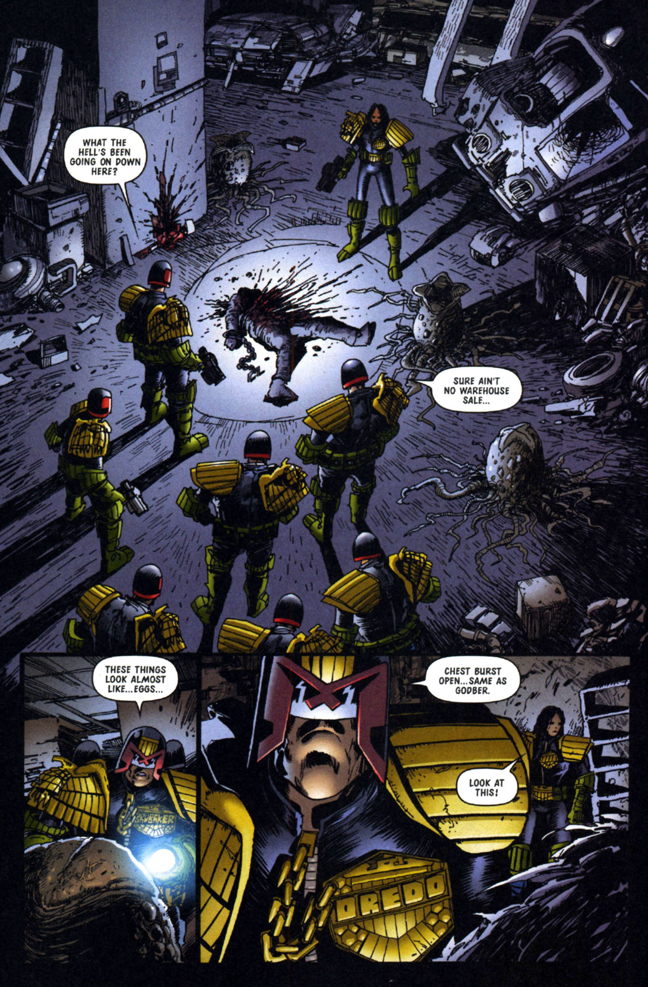 Read online Judge Dredd Vs. Aliens:  Incubus comic -  Issue #1 - 19