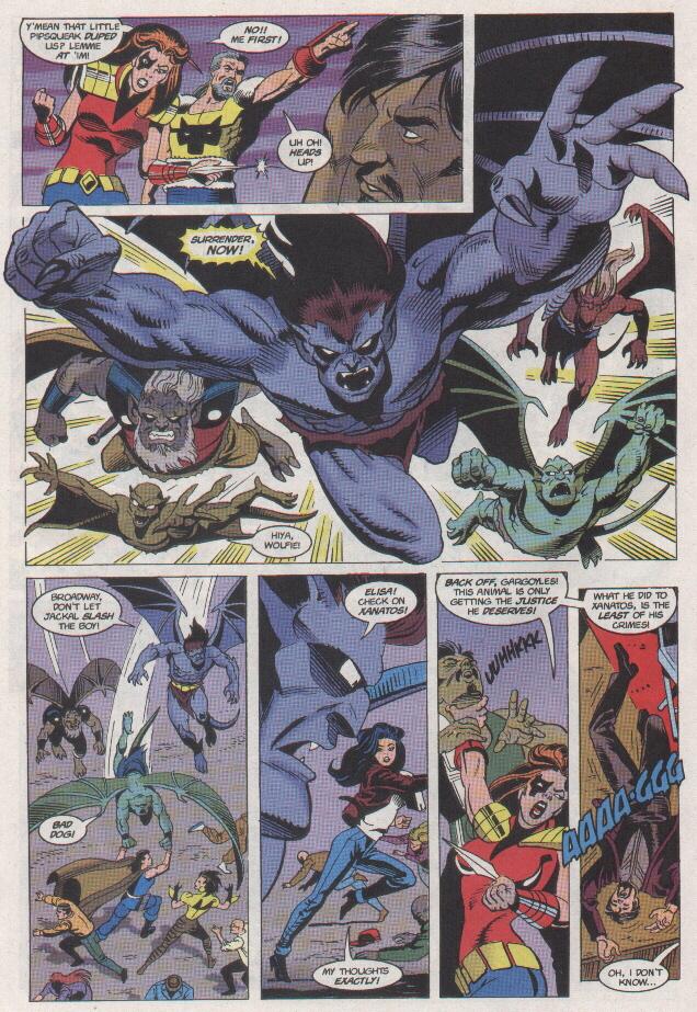 Read online Gargoyles (1995) comic -  Issue #8 - Terror In Times Square - 19
