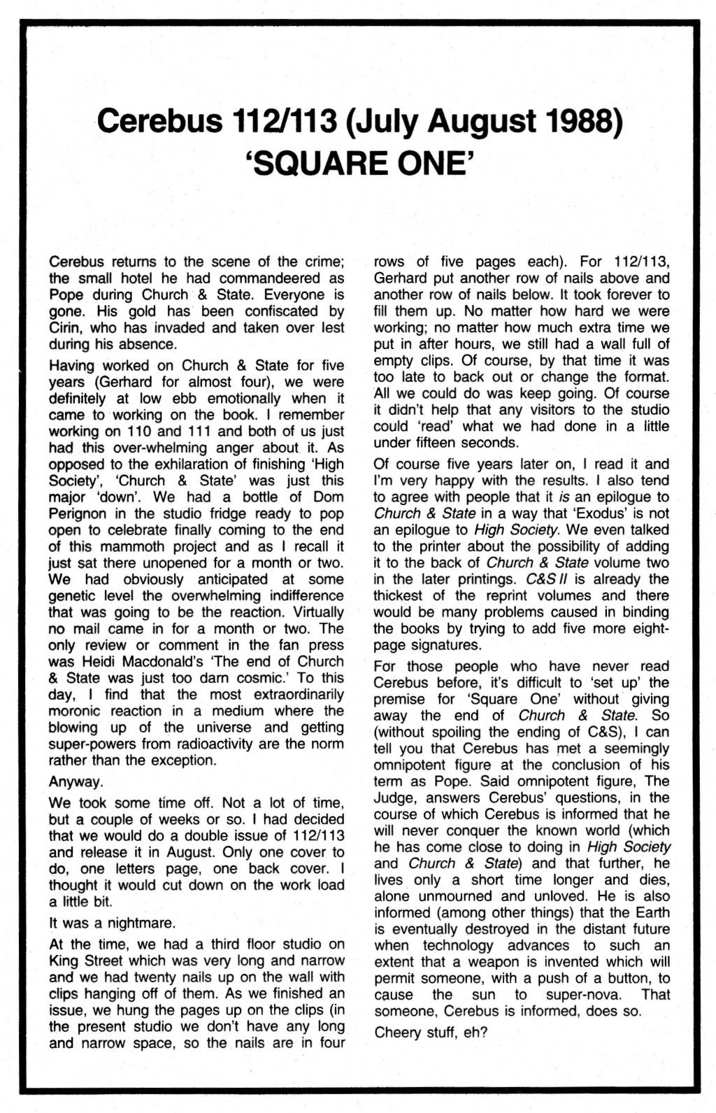 Cerebus issue 0 - Page 25