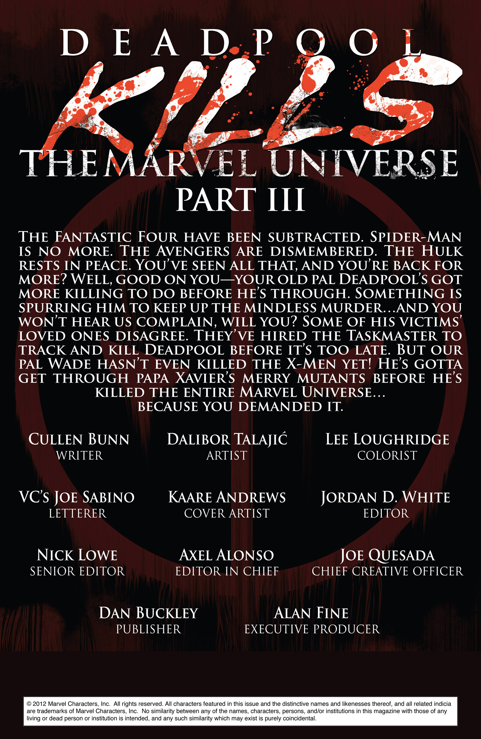 Read online Deadpool Kills the Marvel Universe comic -  Issue #3 - 2