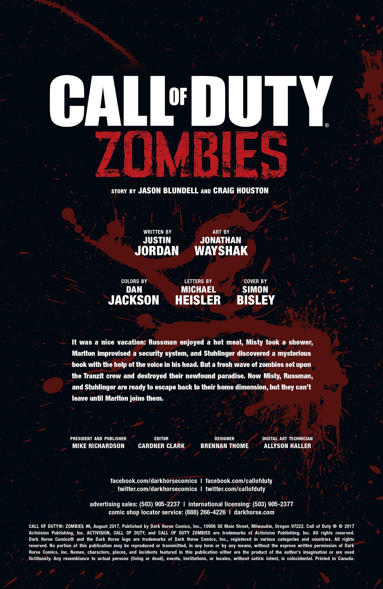 Read online Call of Duty: Zombies comic -  Issue #6 - 2