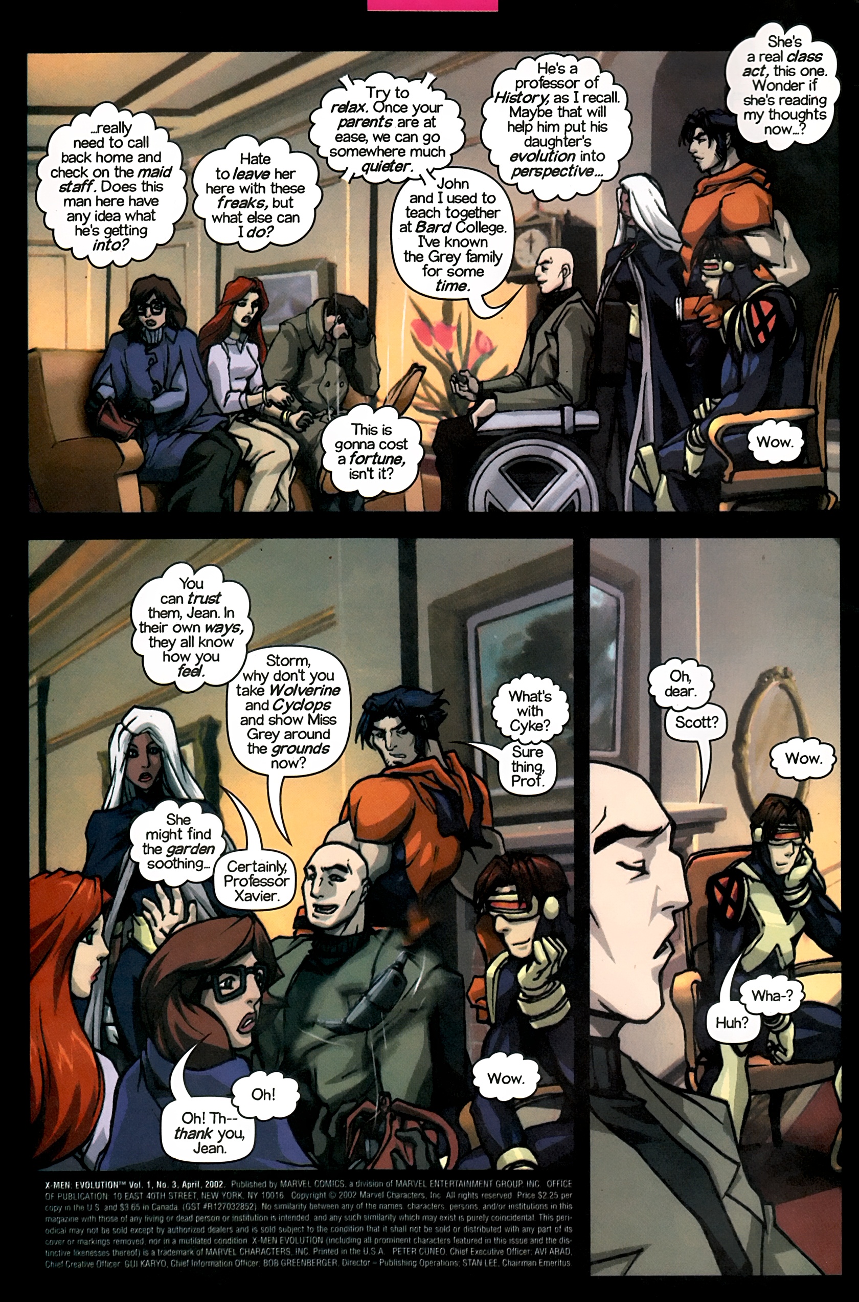 Read online X-Men: Evolution comic -  Issue #3 - 3
