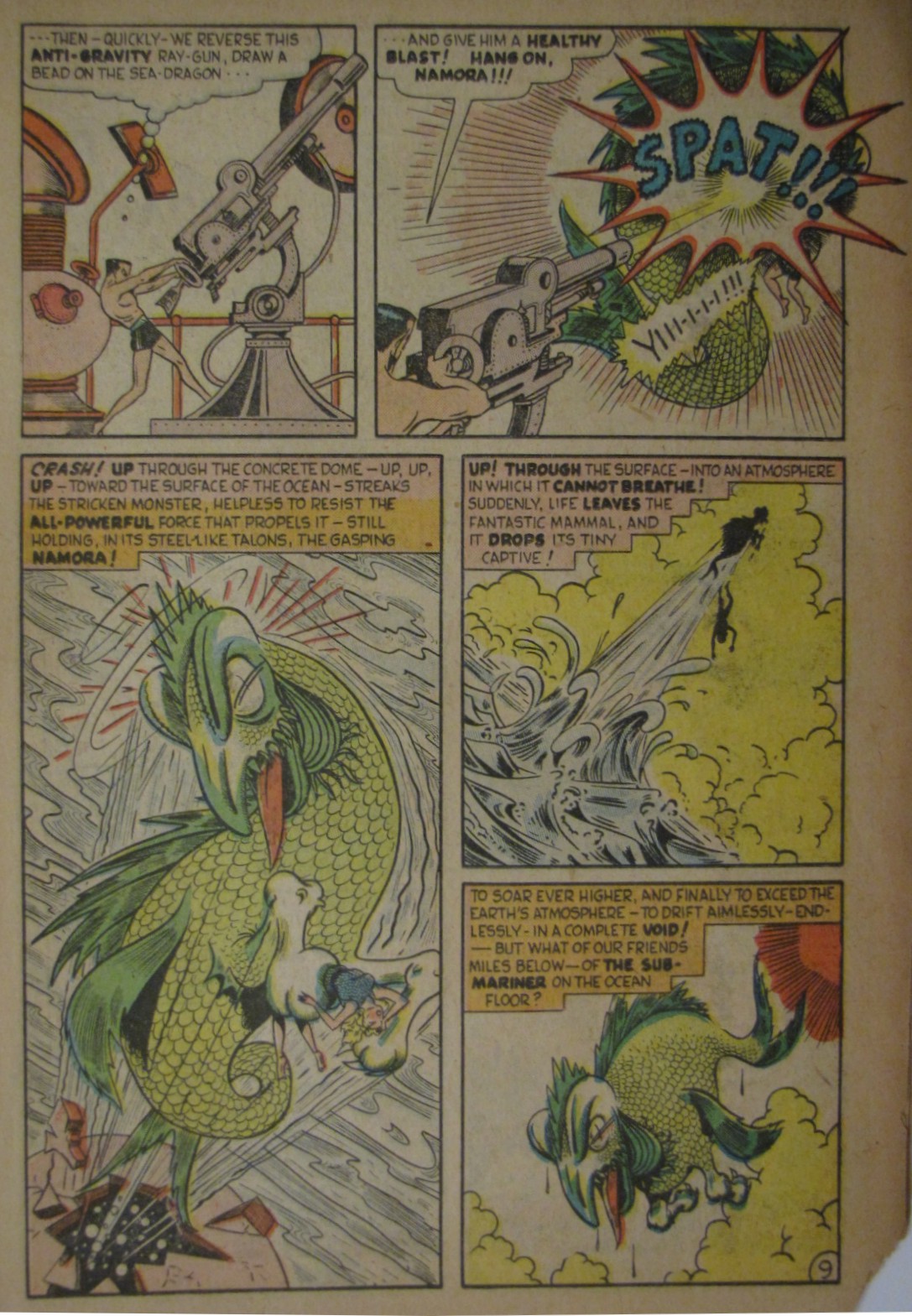 Read online Sub-Mariner Comics comic -  Issue #30 - 11