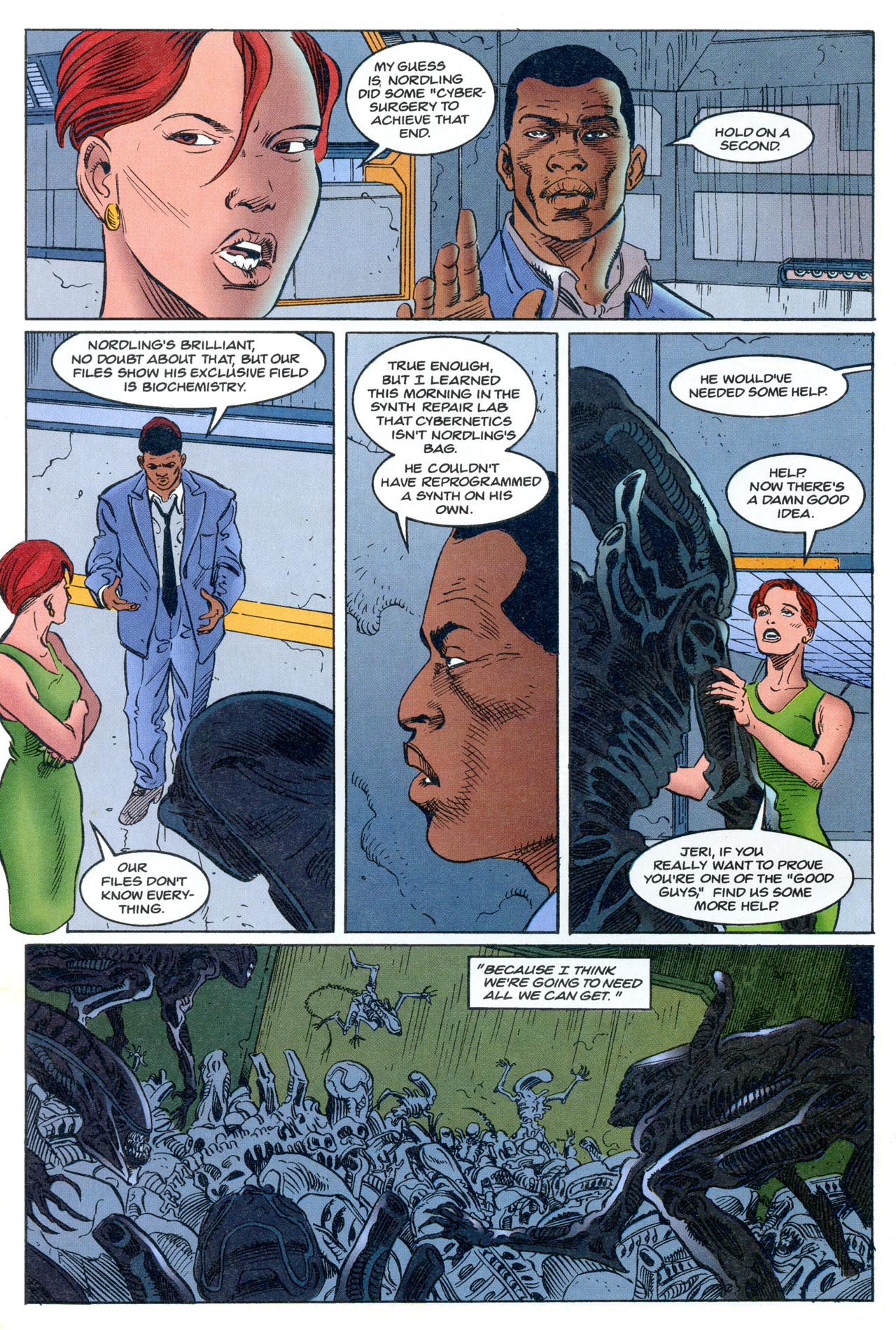 Read online Aliens: Stronghold comic -  Issue #3 - 8