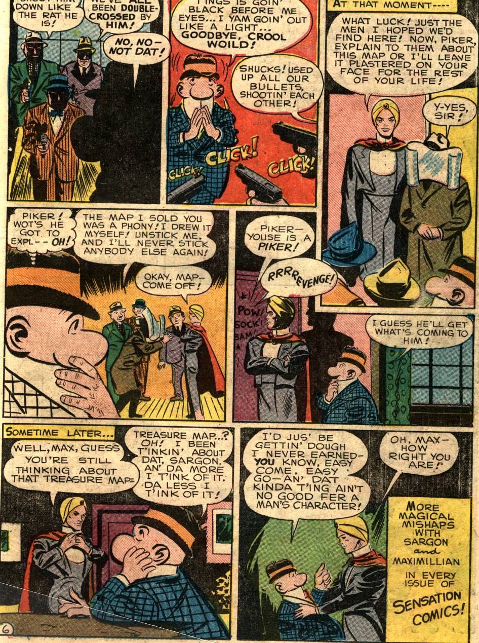 Read online Sensation (Mystery) Comics comic -  Issue #58 - 29