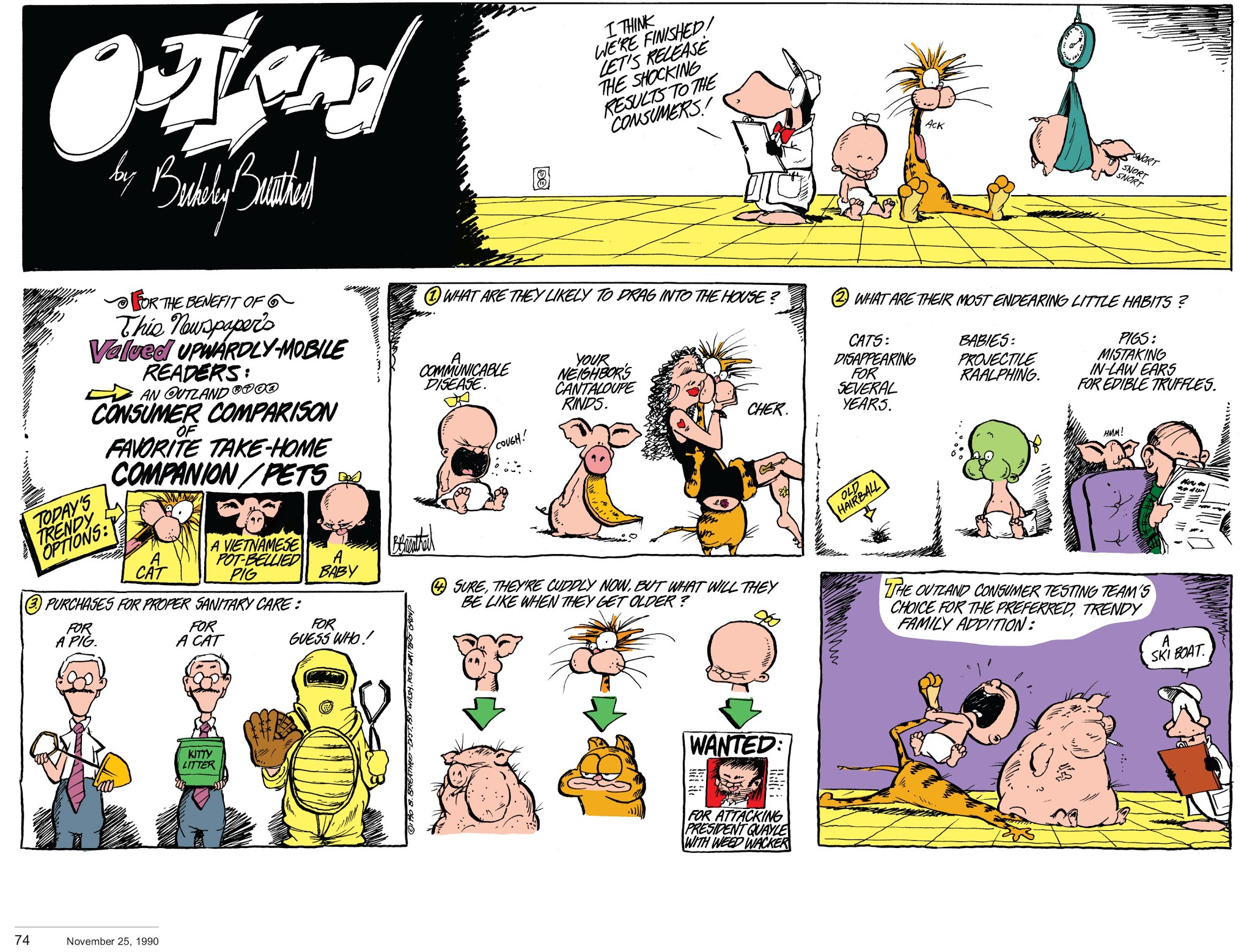 Read online Berkeley Breathed’s Outland comic -  Issue # TPB (Part 1) - 75