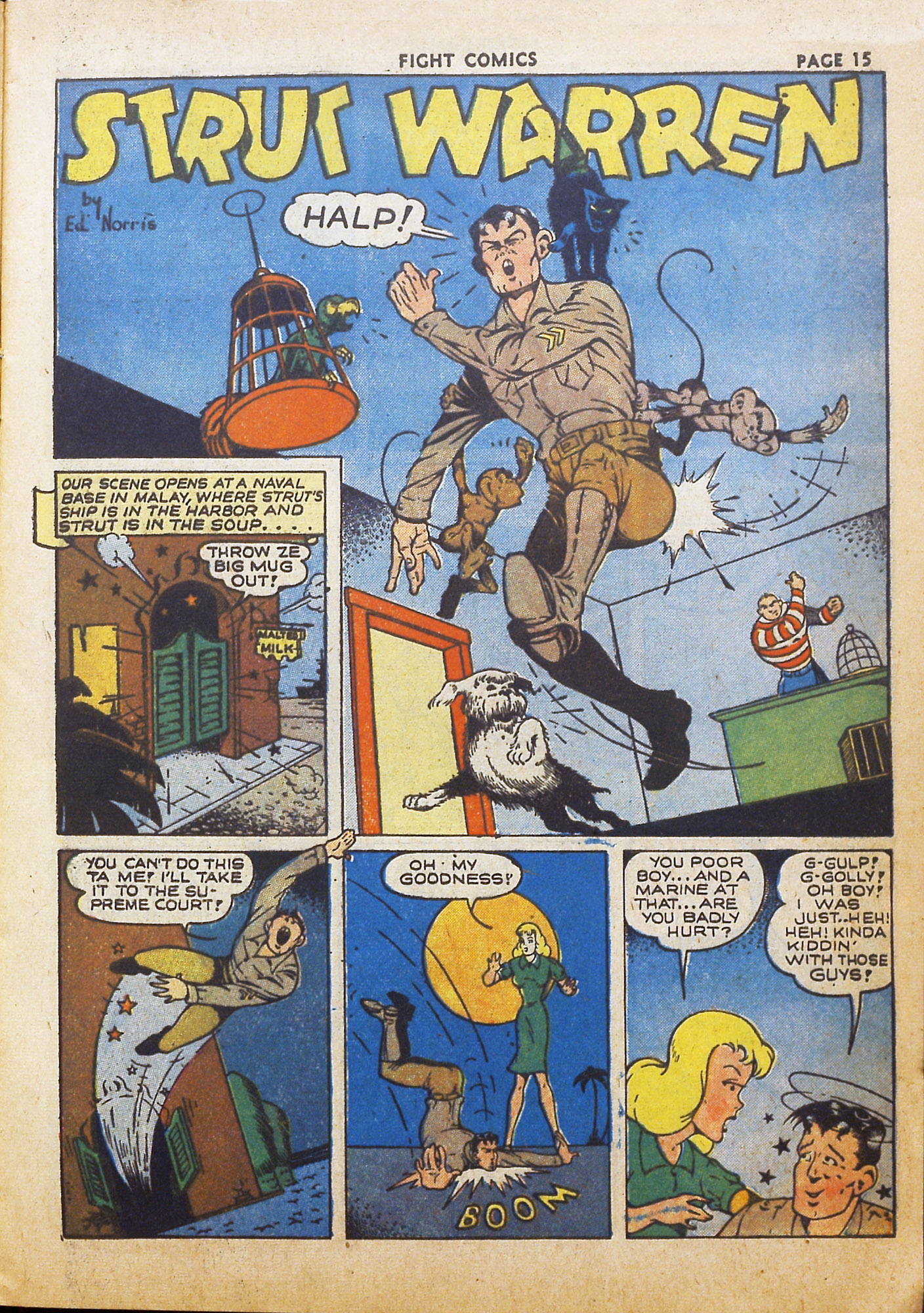 Read online Fight Comics comic -  Issue #18 - 17