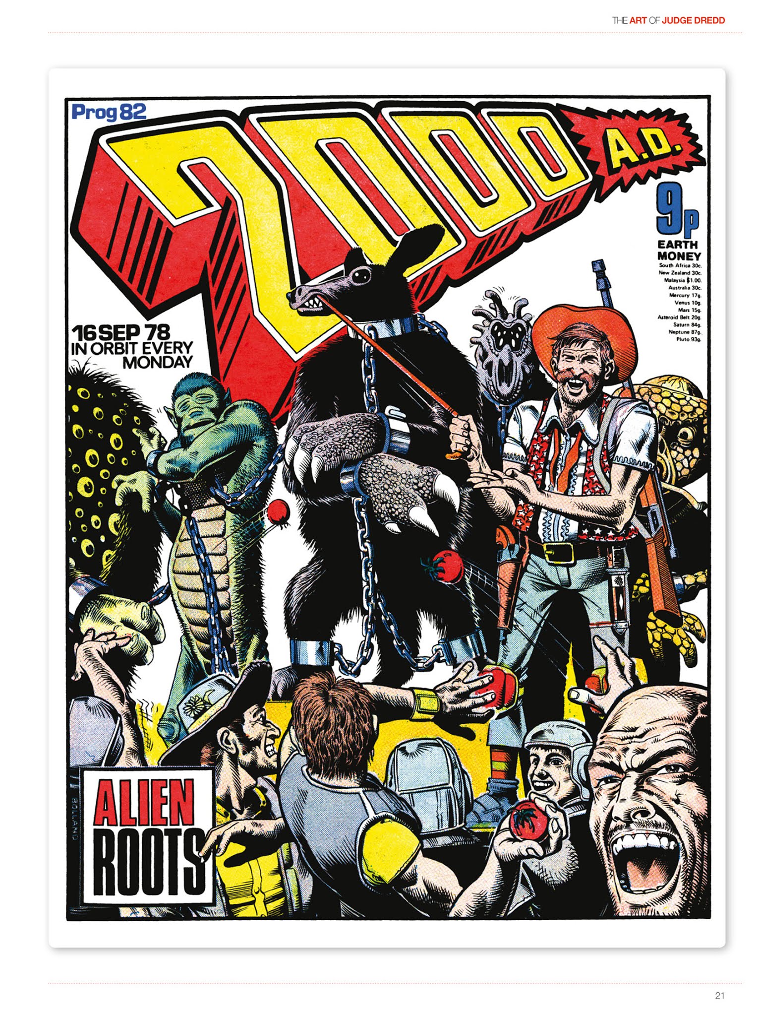 Read online The Art of Judge Dredd: Featuring 35 Years of Zarjaz Covers comic -  Issue # TPB (Part 1) - 22