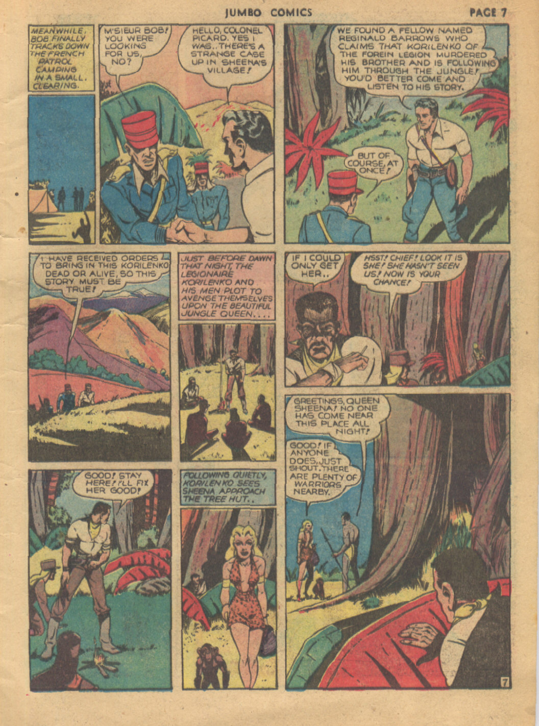 Read online Jumbo Comics comic -  Issue #22 - 9