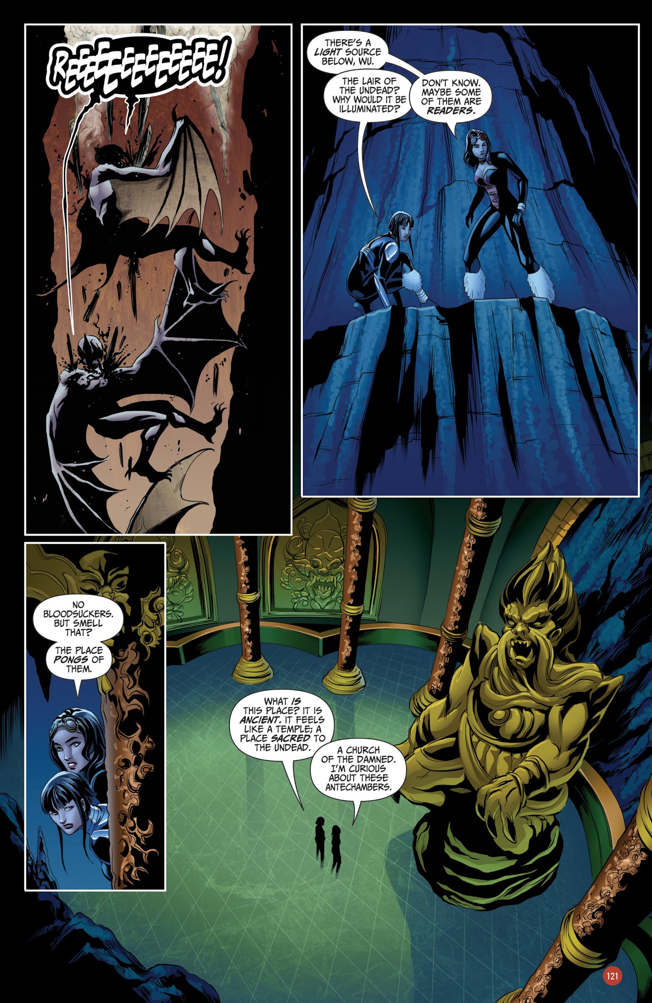 Read online Van Helsing vs. Werewolf comic -  Issue # _TPB 1 - 121