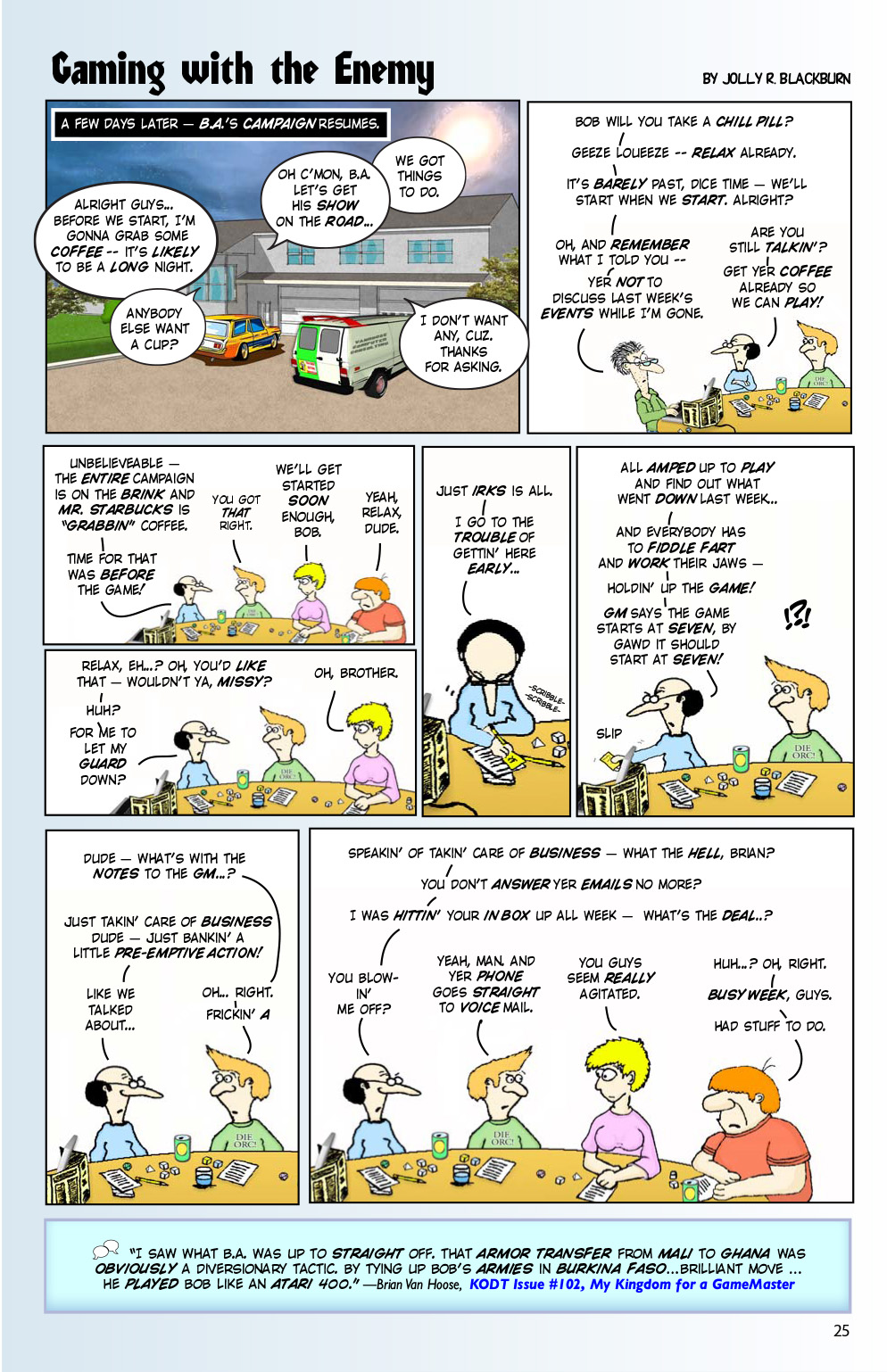 Read online Knights of the Dinner Table comic -  Issue #206 - 27