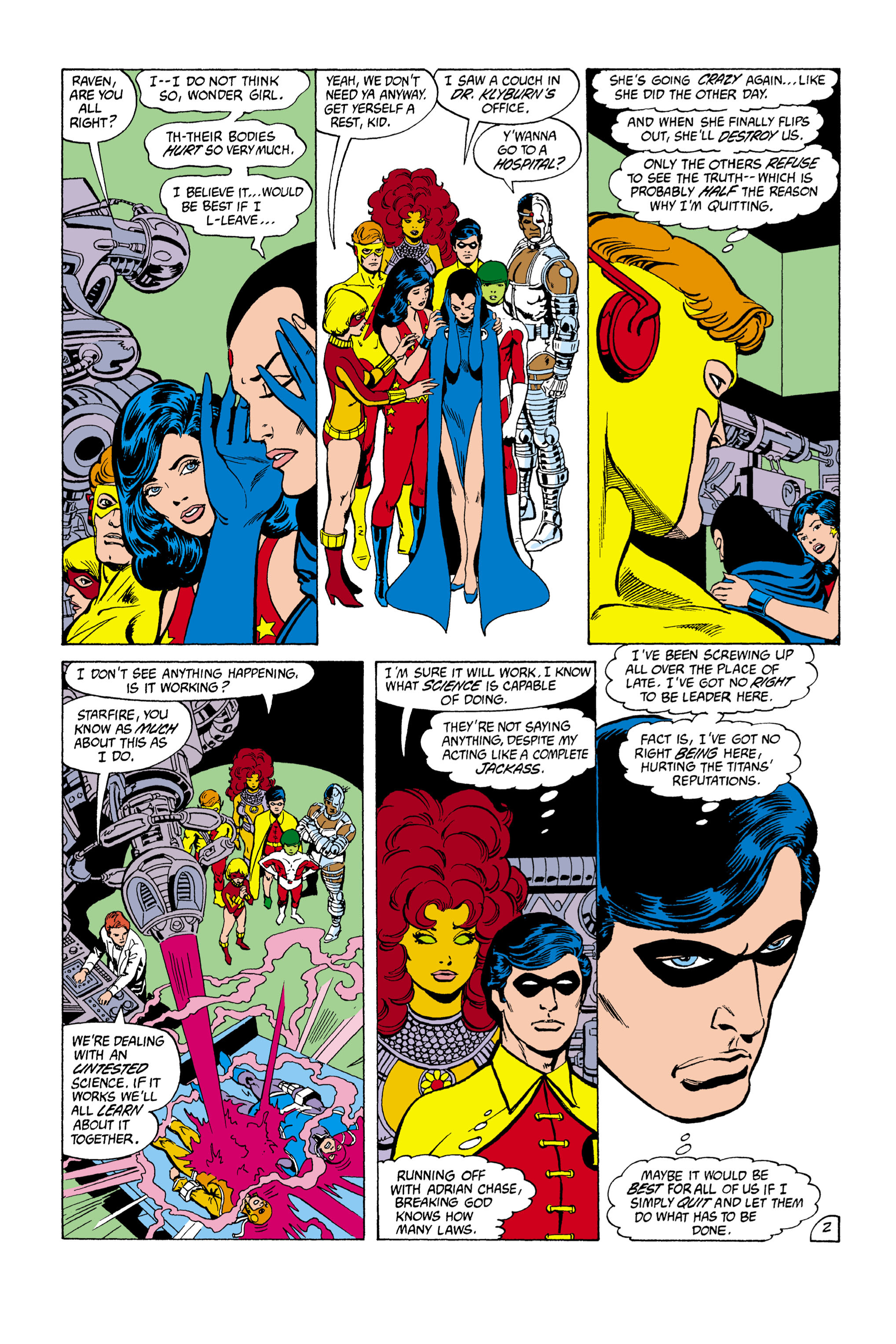 Read online The New Teen Titans (1980) comic -  Issue #36 - 3