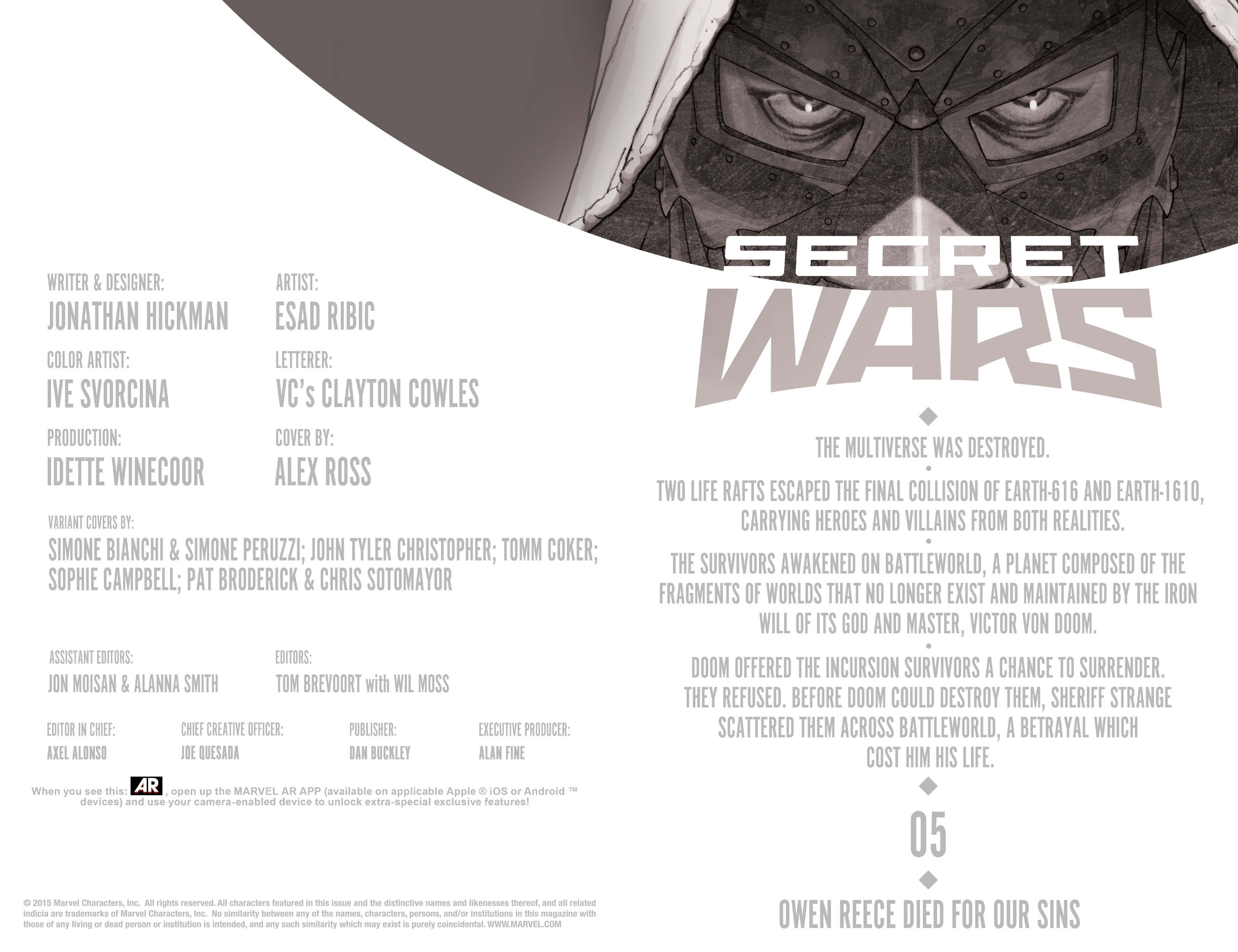 Read online Secret Wars comic -  Issue #5 - 10