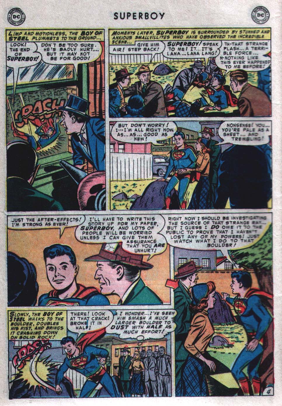 Read online Superboy (1949) comic -  Issue #28 - 16
