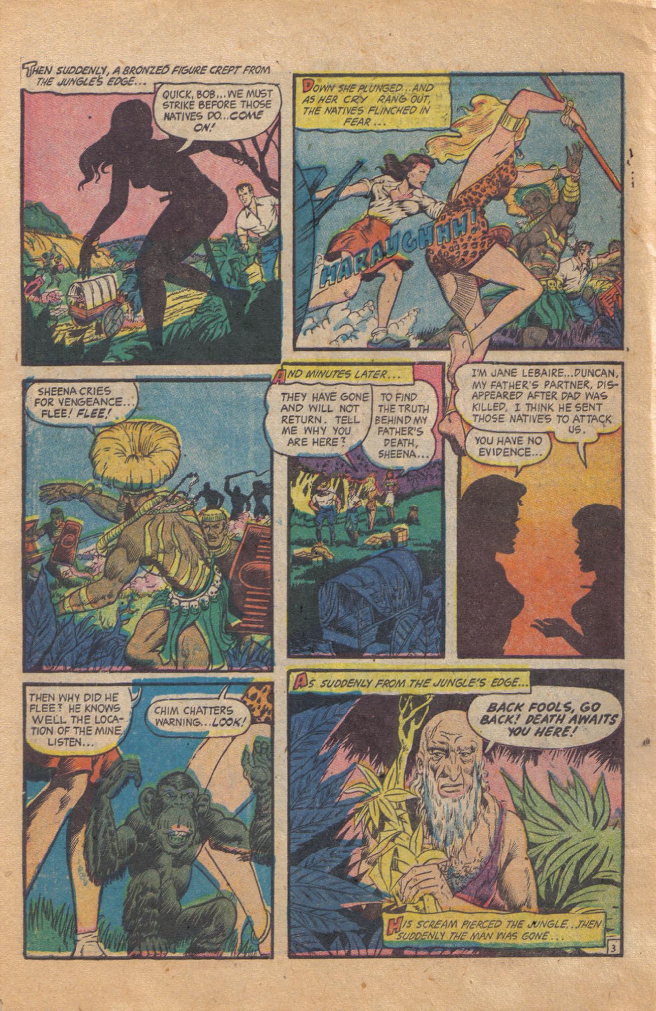 Read online Sheena, Queen of the Jungle (1942) comic -  Issue #18 - 8