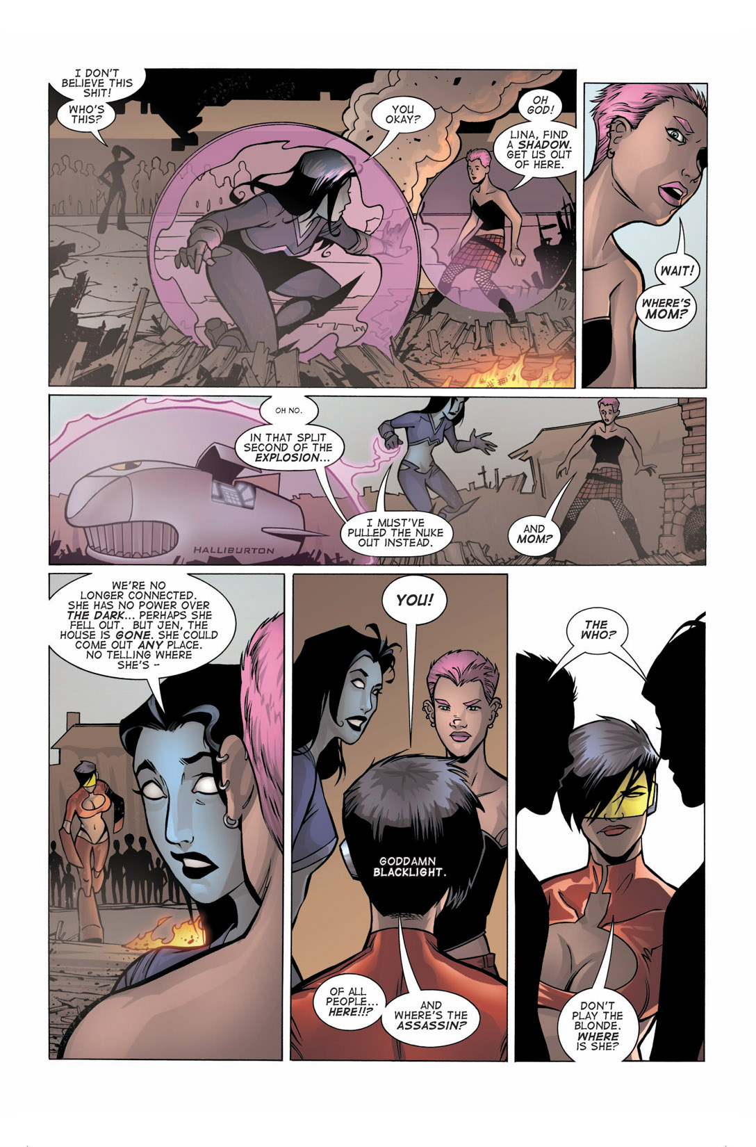 Read online Bomb Queen III: The Good, The Bad & The Lovely comic -  Issue #3 - 4