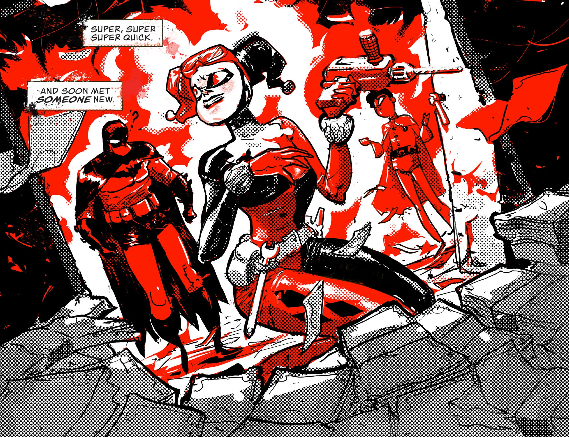 Read online Harley Quinn Black   White   Red comic -  Issue #5 - 11