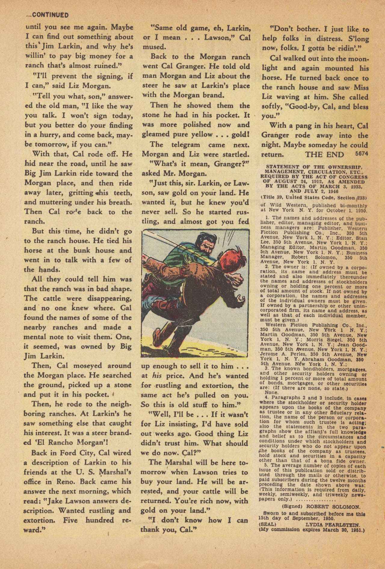 Read online Wild Western comic -  Issue #16 - 20