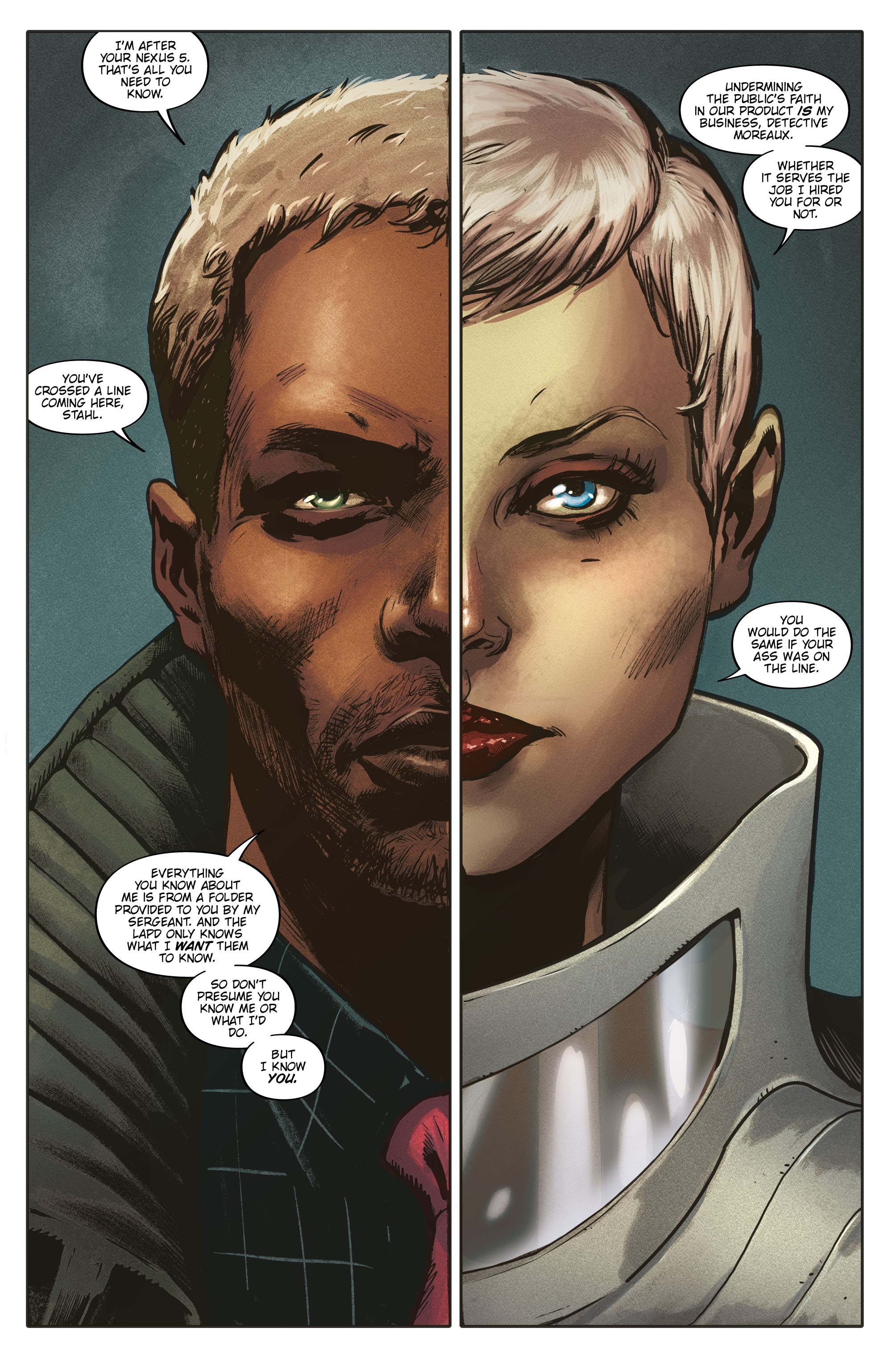 Read online Blade Runner Origins comic -  Issue #5 - 21