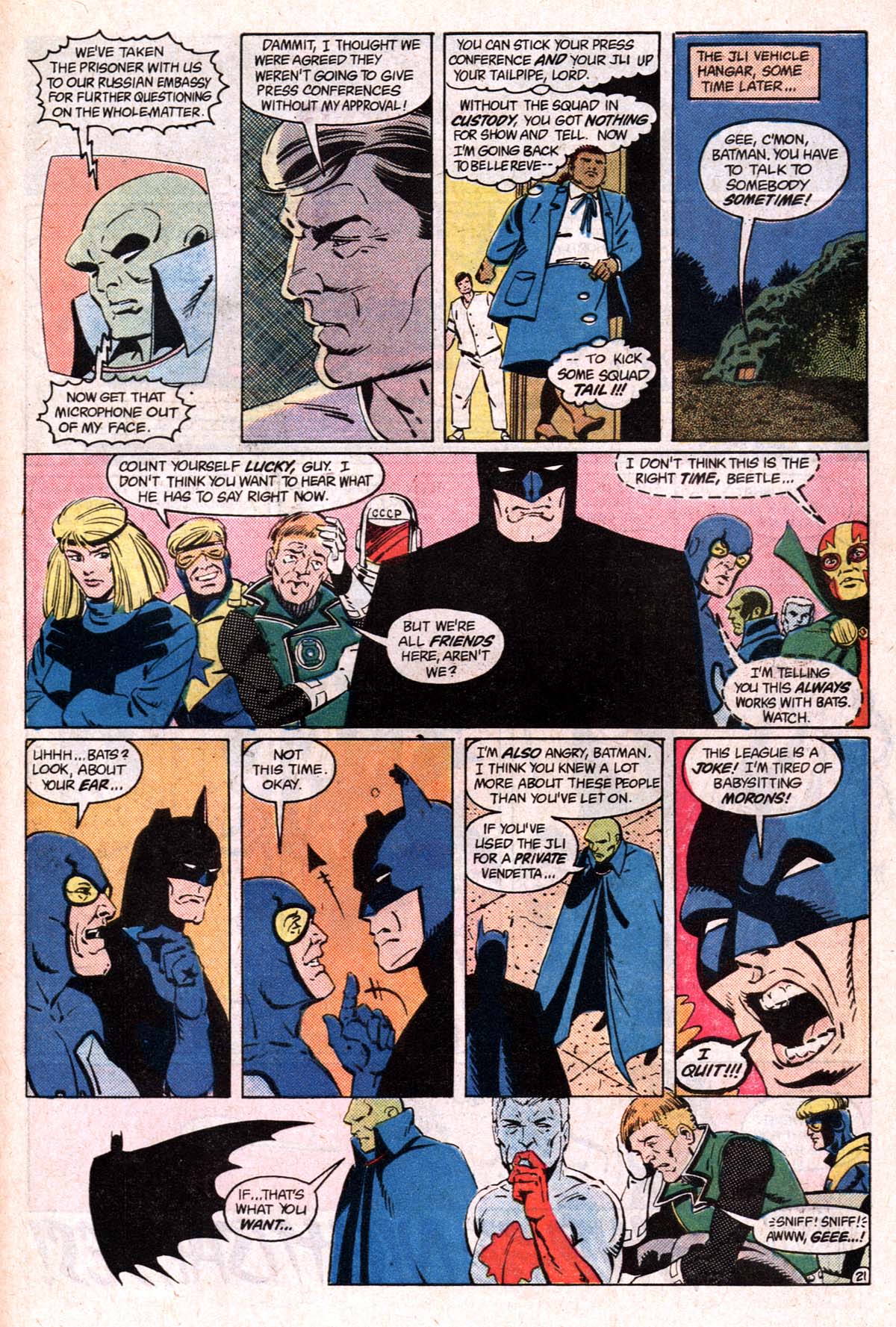 Read online Justice League International (1987) comic -  Issue #13b - 22