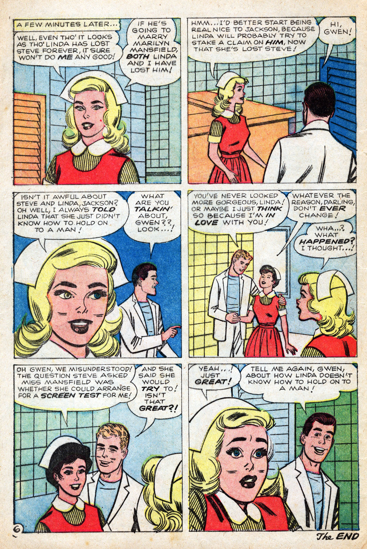 Read online Linda Carter, Student Nurse comic -  Issue #4 - 8