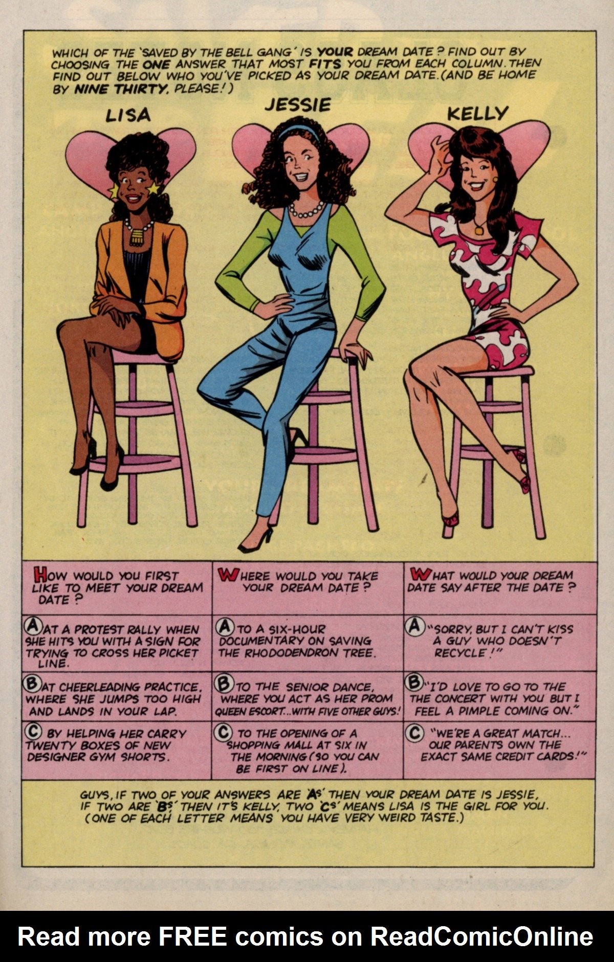 Read online Saved By The Bell comic -  Issue #5 - 32