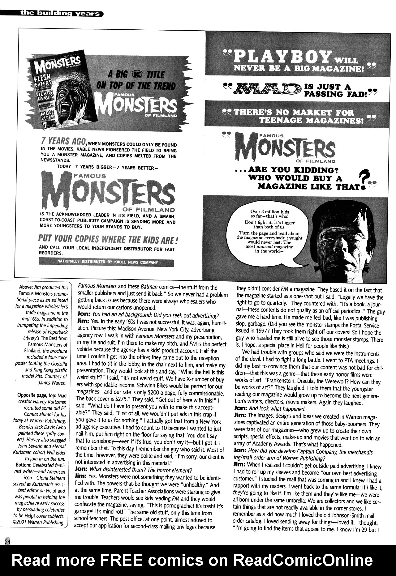 Read online Warren Companion comic -  Issue # TPB (Part 1) - 24