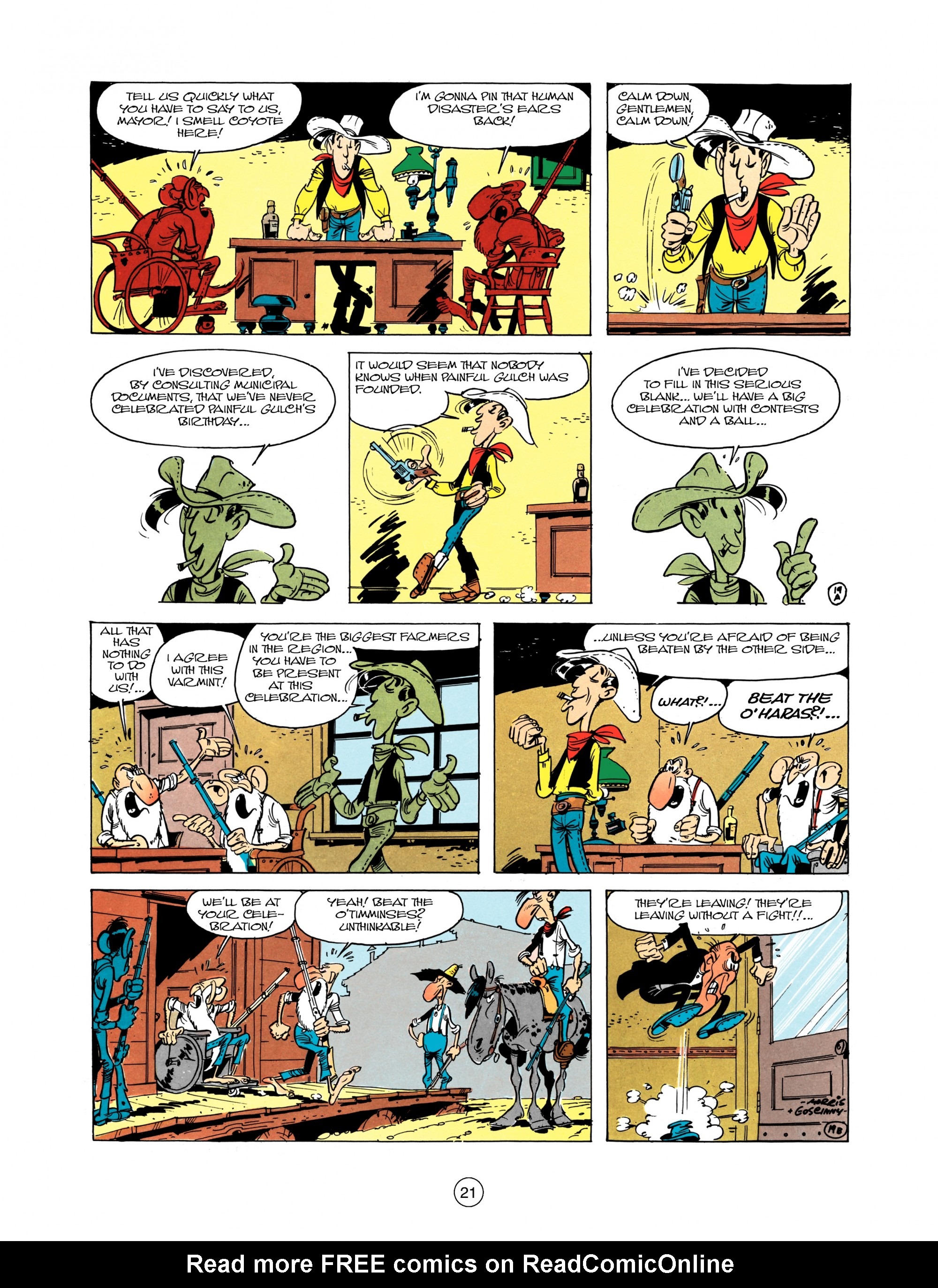 Read online A Lucky Luke Adventure comic -  Issue #12 - 21