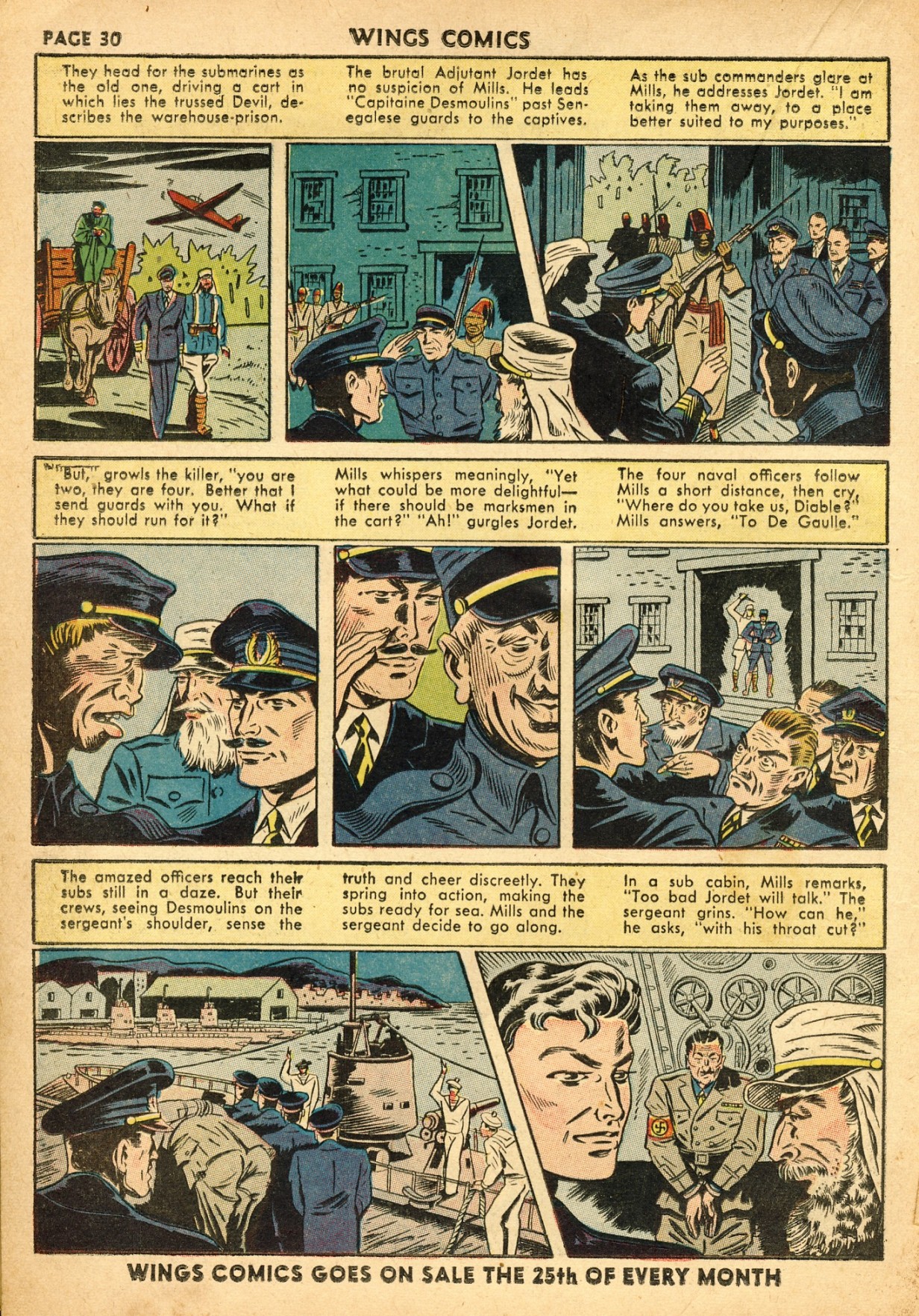 Read online Wings Comics comic -  Issue #22 - 32