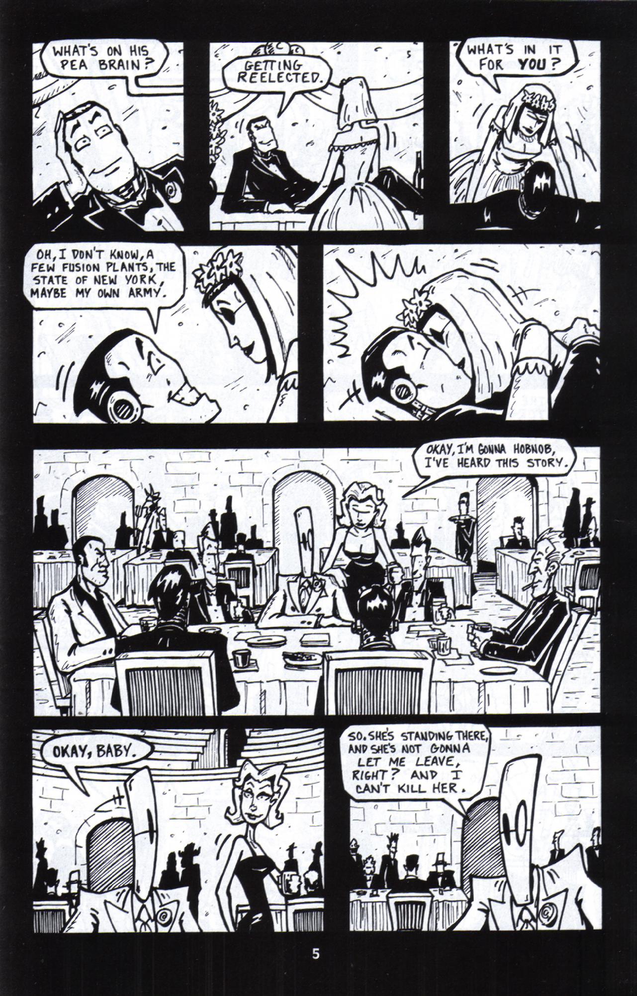 Read online La Cosa Nostroid comic -  Issue #6 - 7