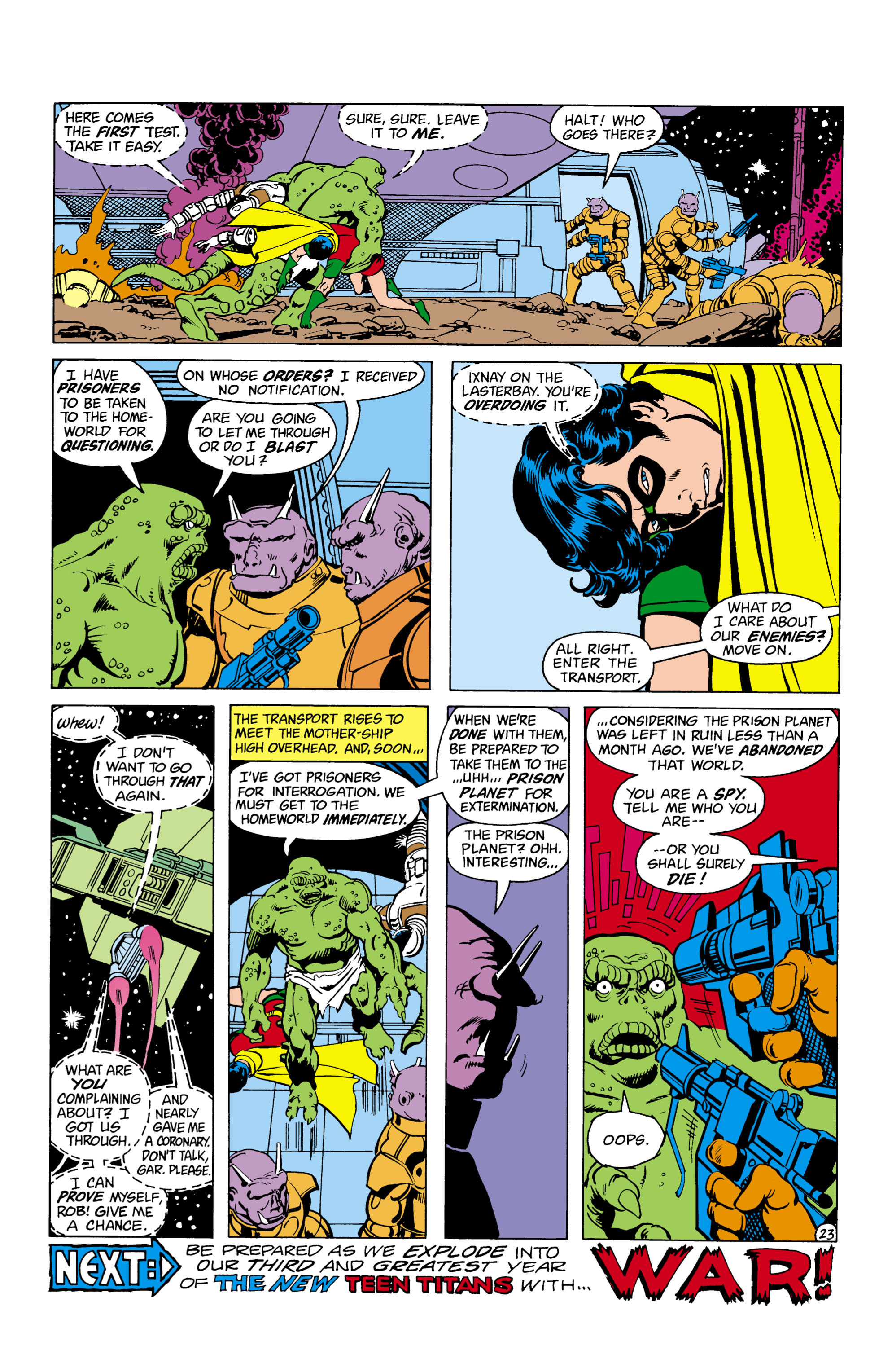Read online The New Teen Titans (1980) comic -  Issue #24 - 23